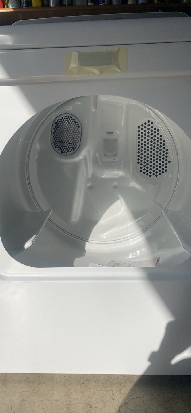 New Maytag 7 cu ft Electric Dryer - White - photo 3