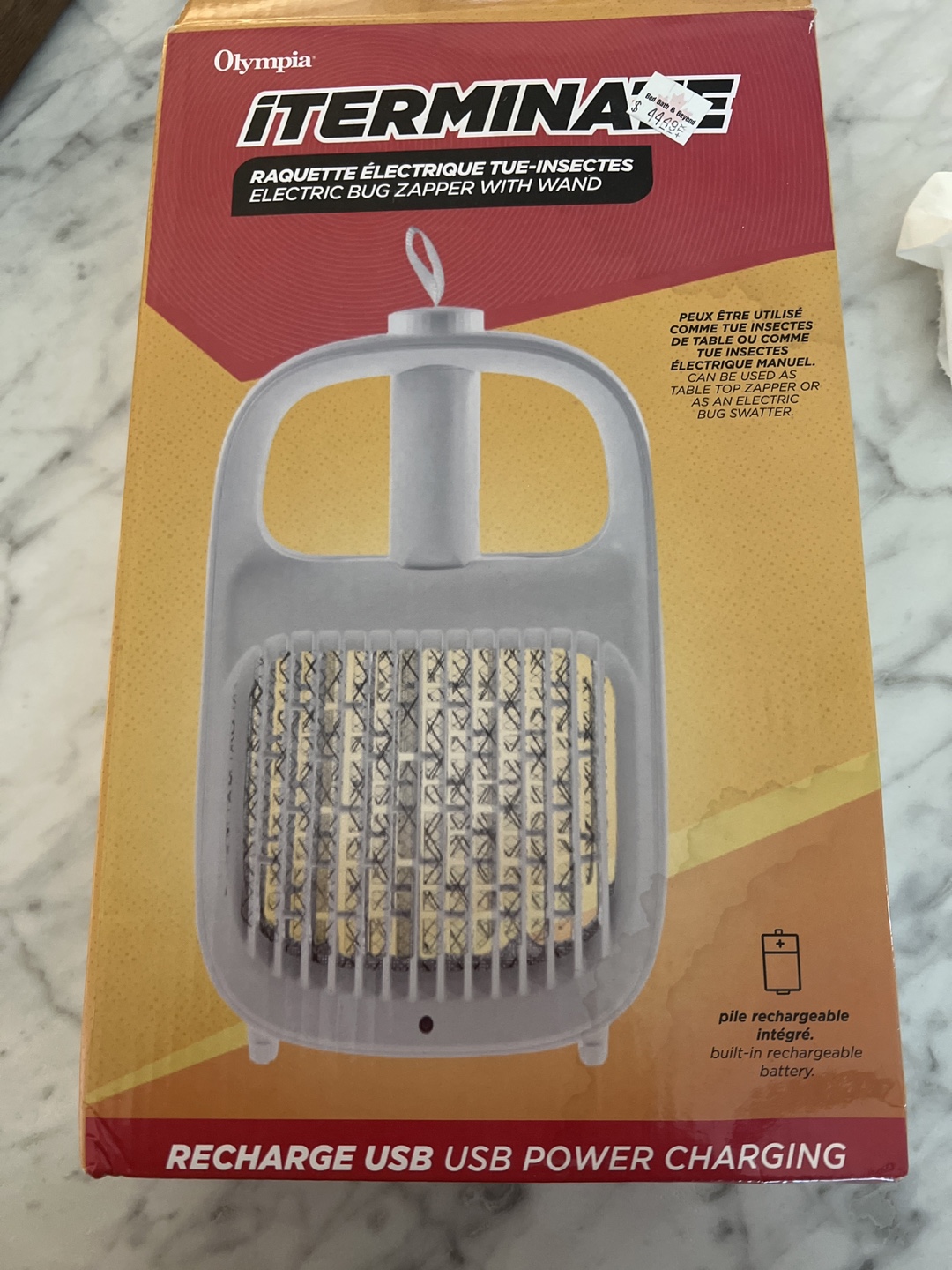 Olympia ITerminate Electric Bug Zapper with Wand