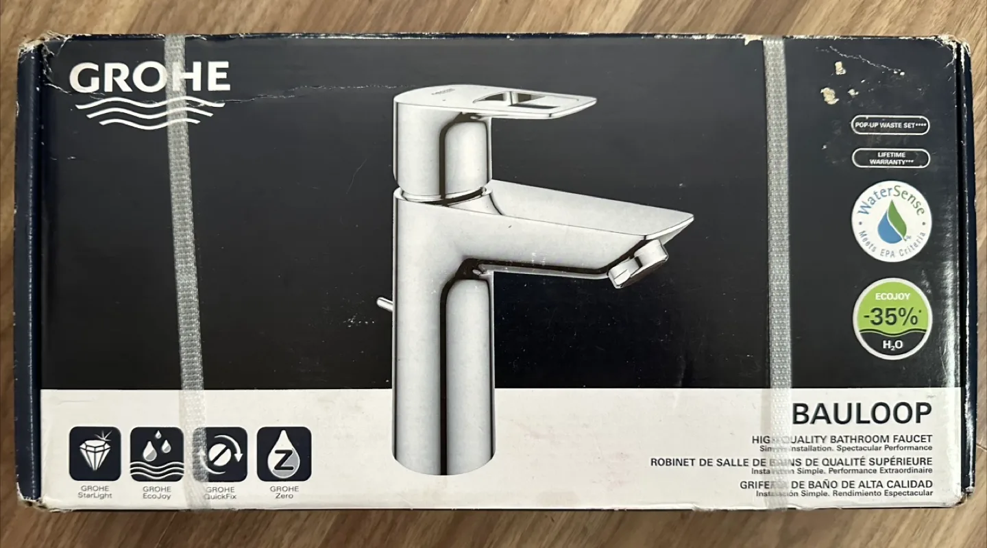 GROHE BauLoop Single Hole Bathroom Faucet brand new in box