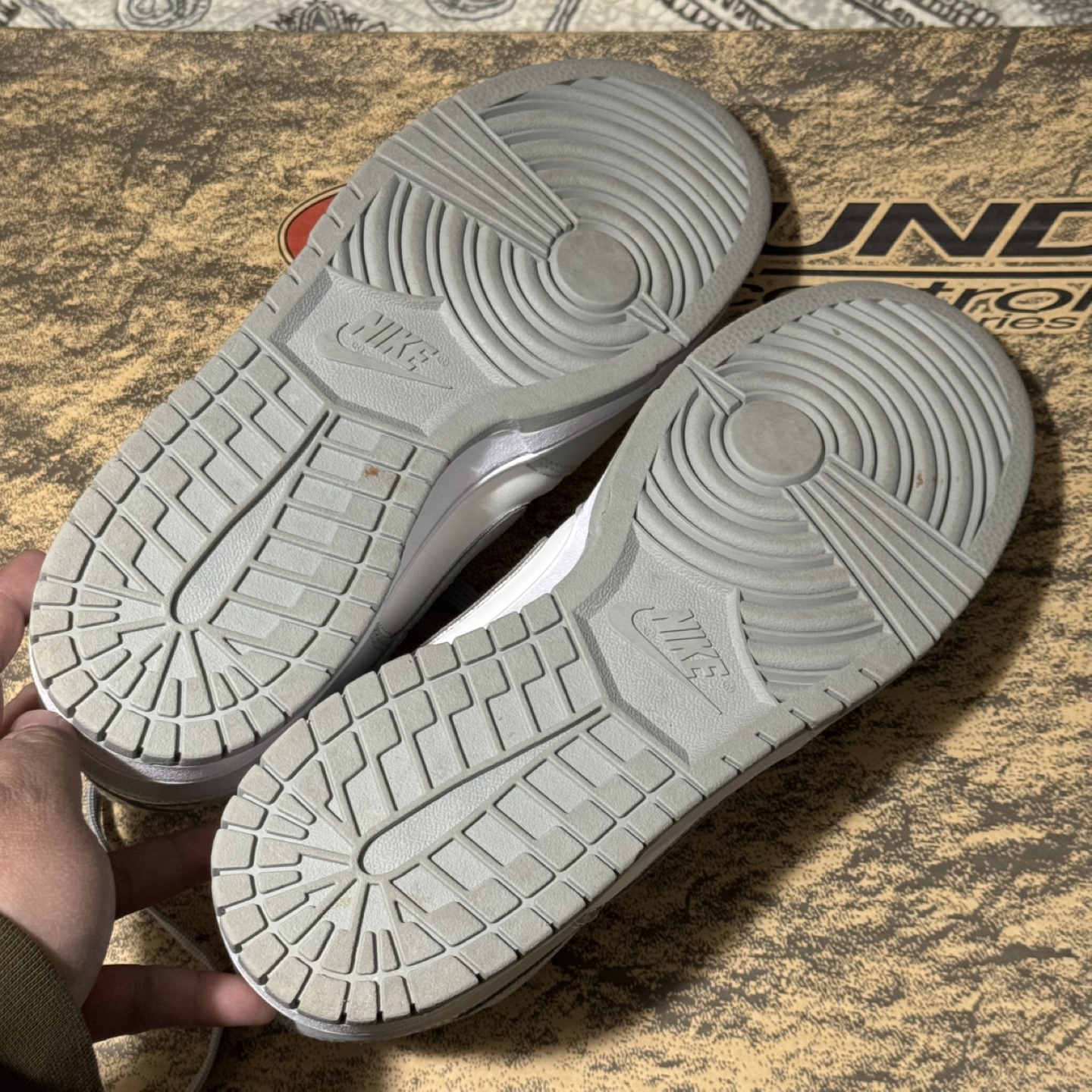 Nike Dunk Low retro white/grey fog Sneakers - photo 5