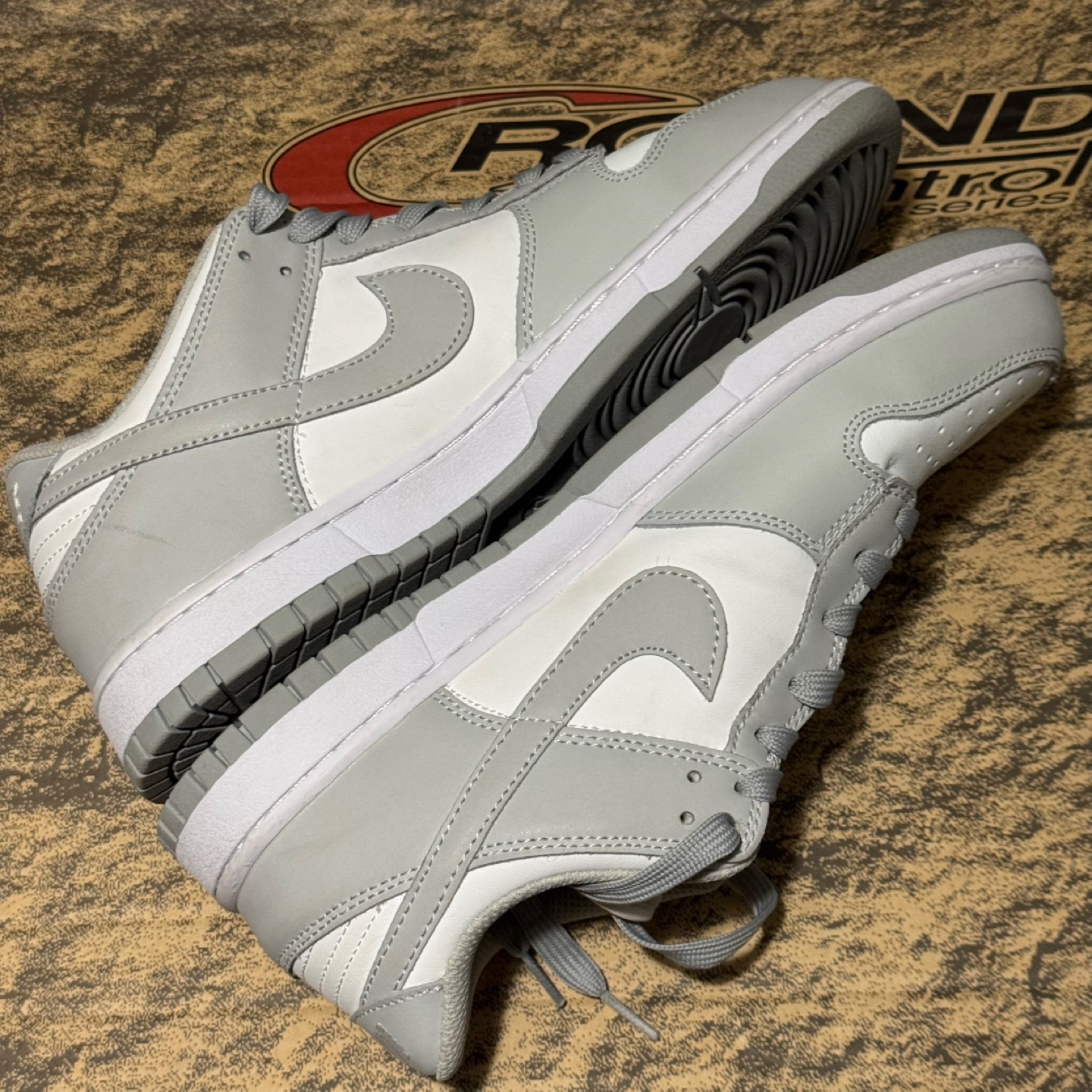 Nike Dunk Low retro white/grey fog Sneakers - photo 4