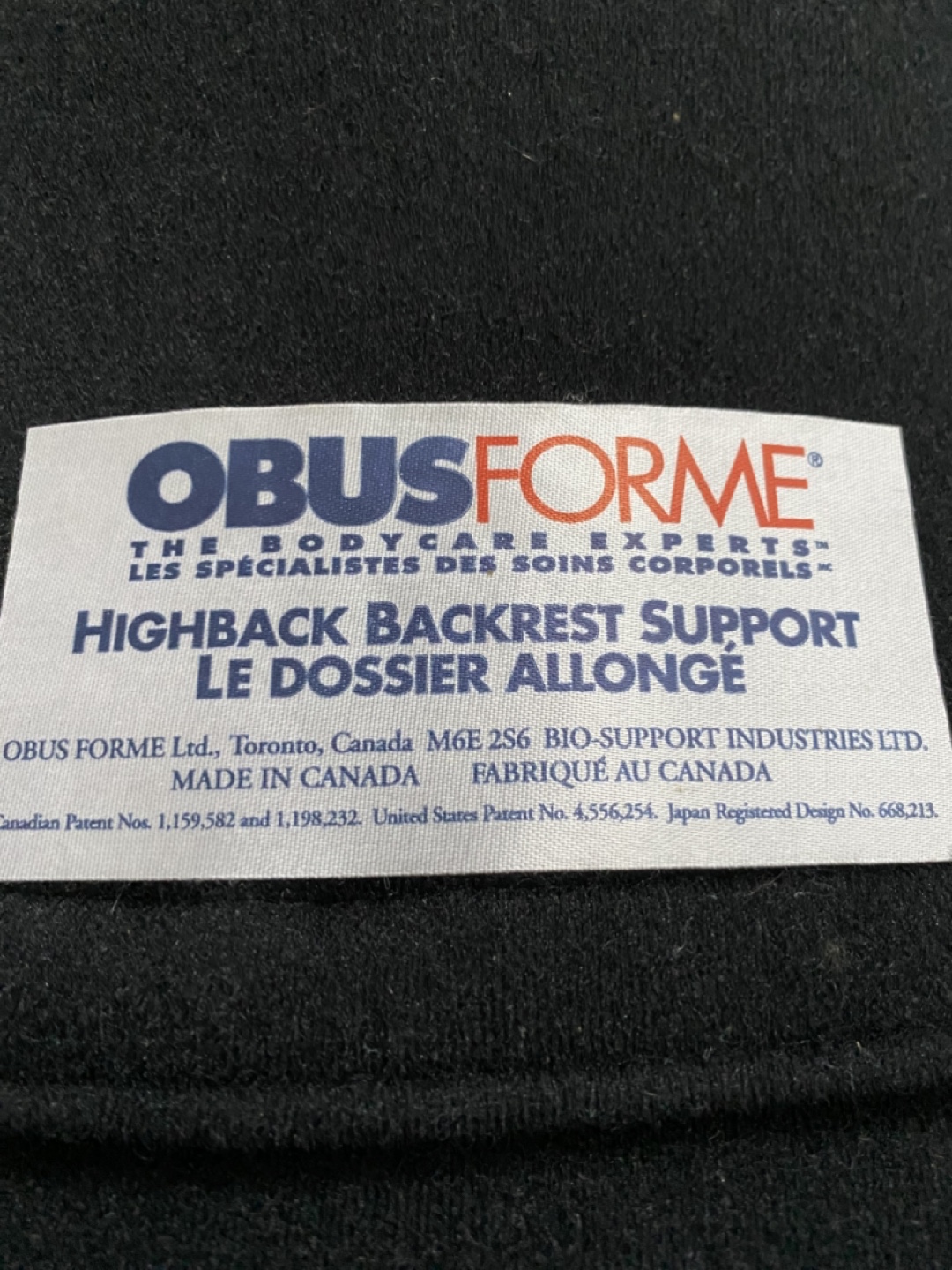ObusForme Highback Backrest Support - photo 4