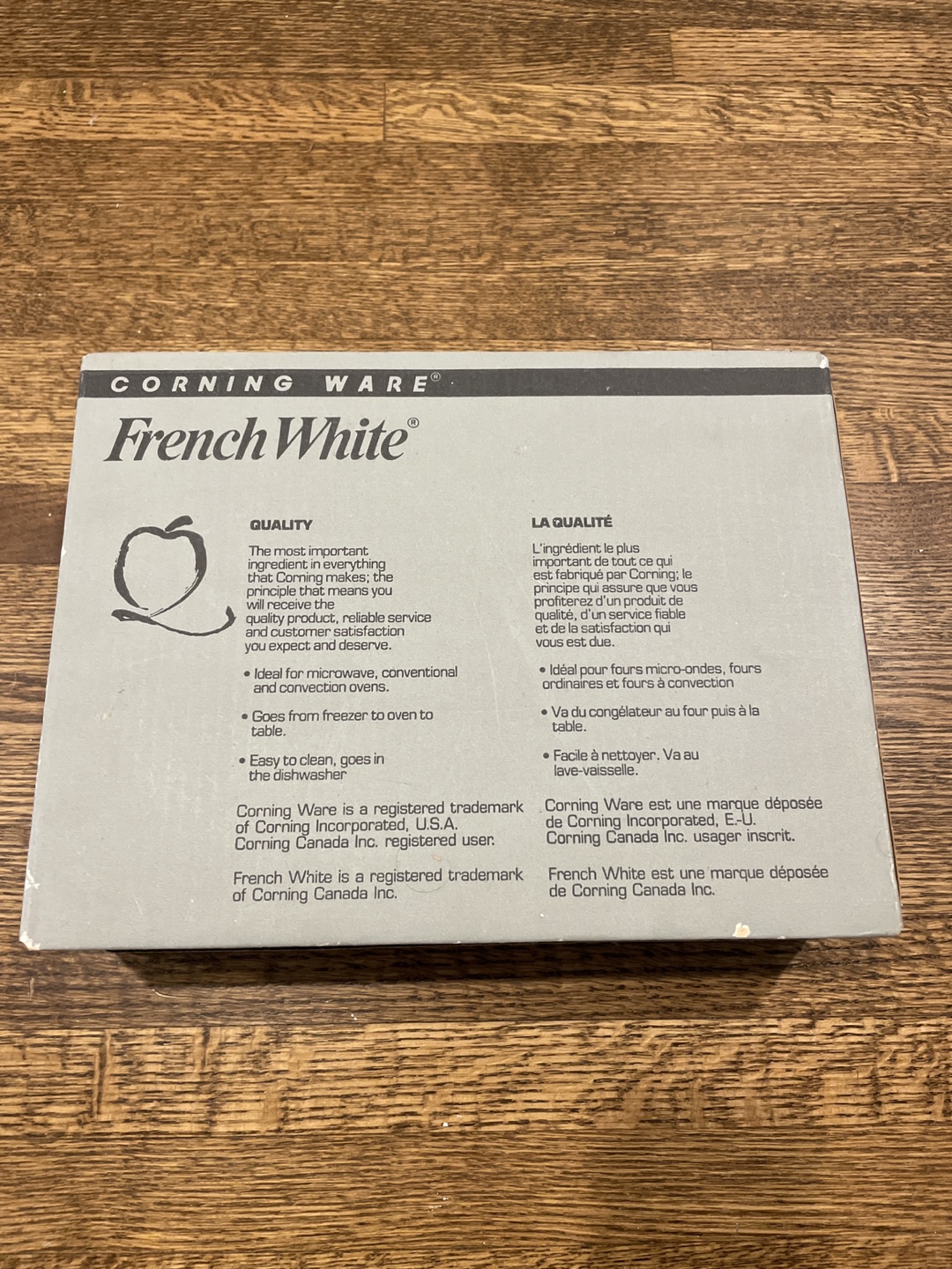 3 Piece Vintage Corning Ware French White Set - photo 2