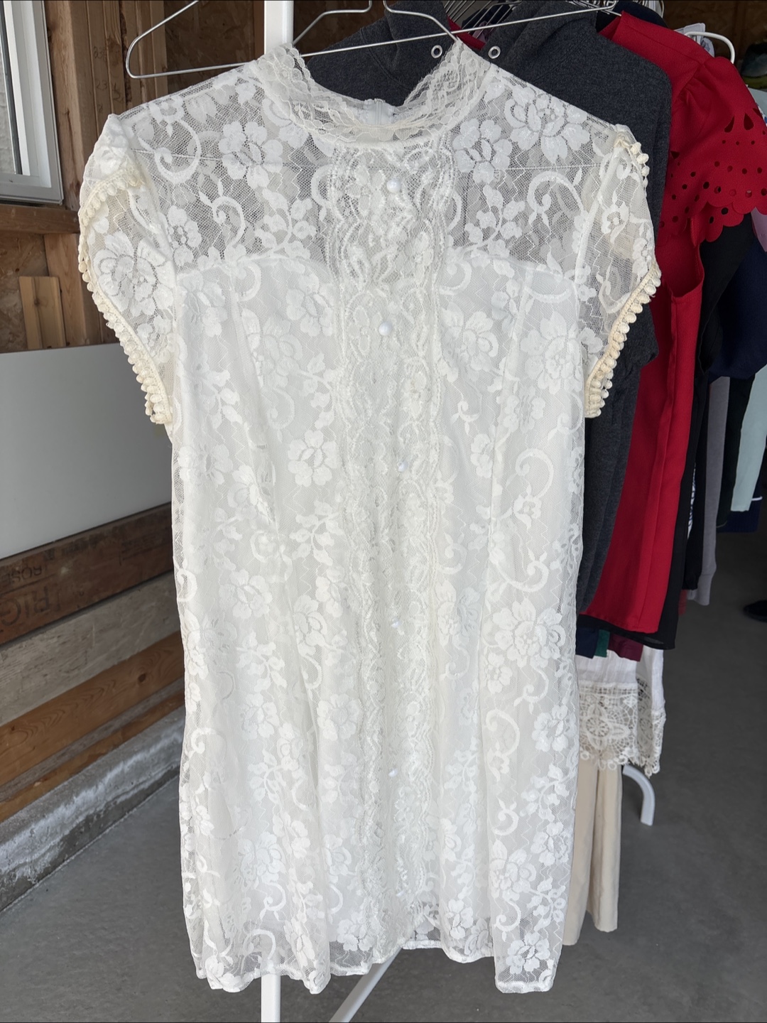 BNWT Vintage White Lace Dress - photo 2