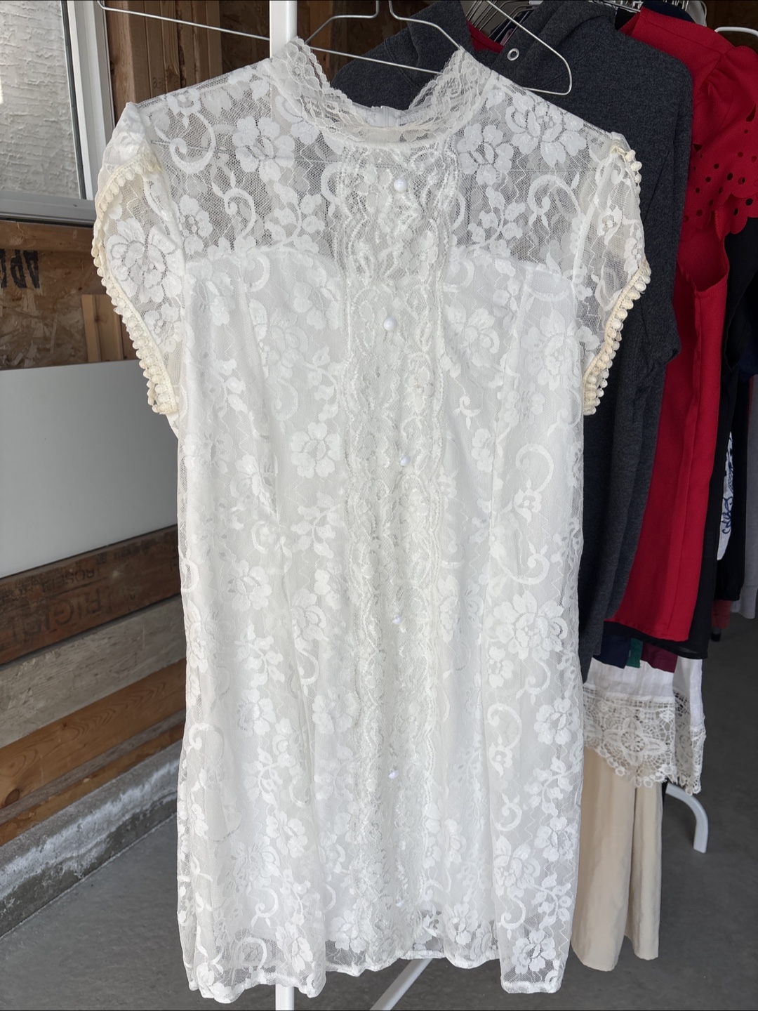 BNWT Vintage White Lace Dress
