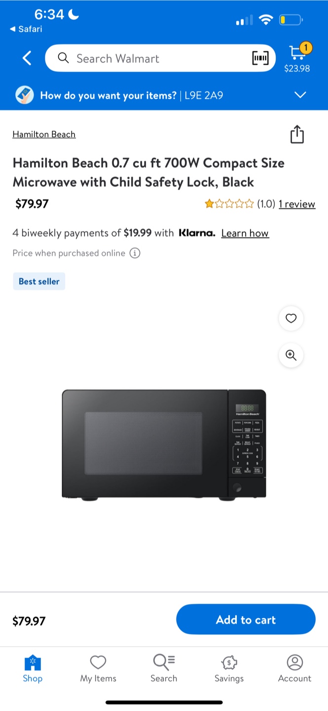 Hamilton Beach Microwave - photo 4