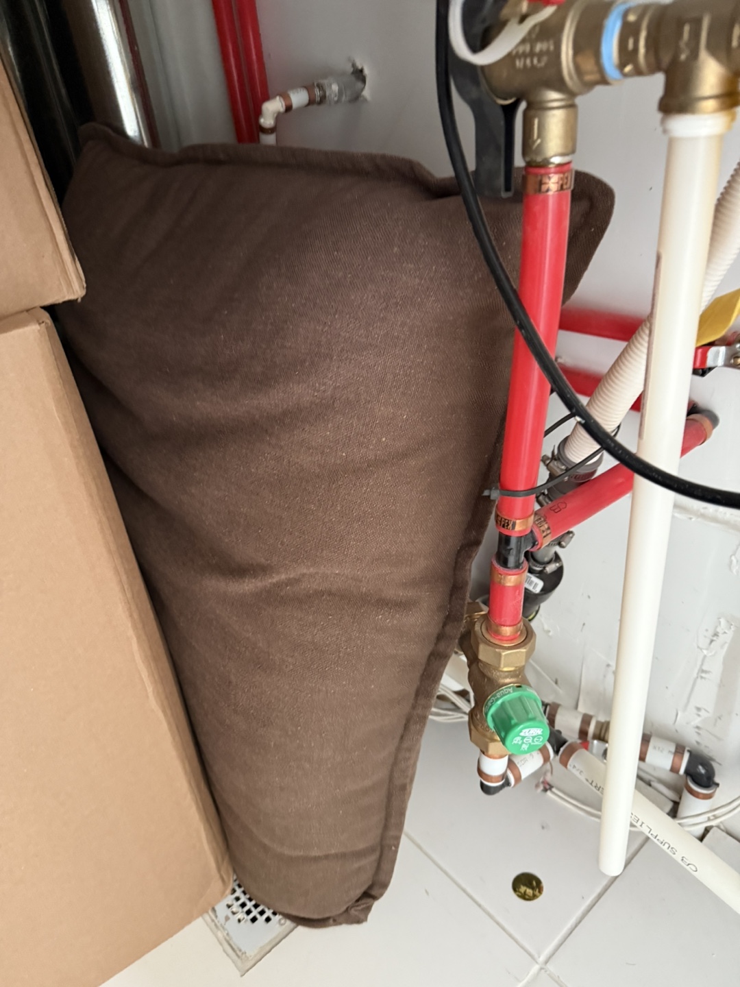 Large Brown Floor Cushion - photo 2