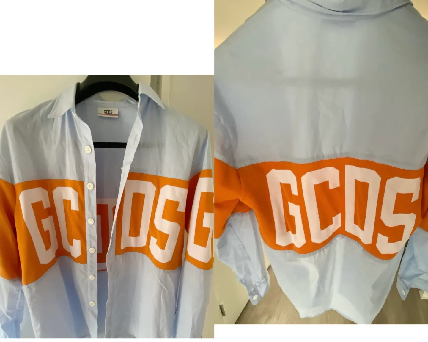 GCDS Oversized Button-Up Shirt thumbnail