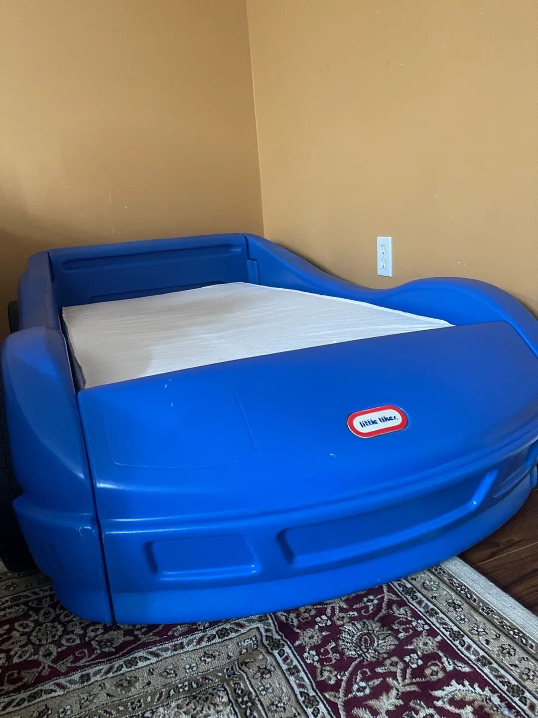 Baby and Toddler Car Bed with mattress. thumbnail