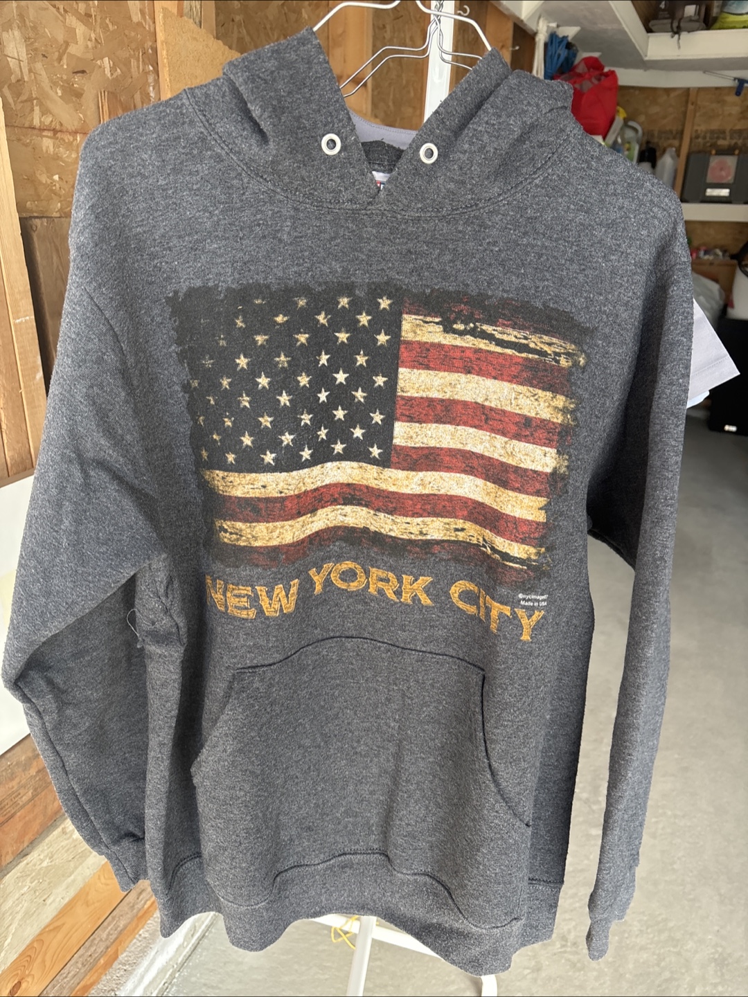 Dark Grey New York City Hoodie - Size M