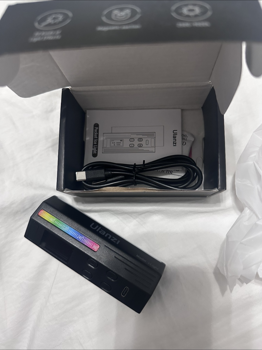 Ulanzi VL49 Pocket Ice Light RGB Video Light