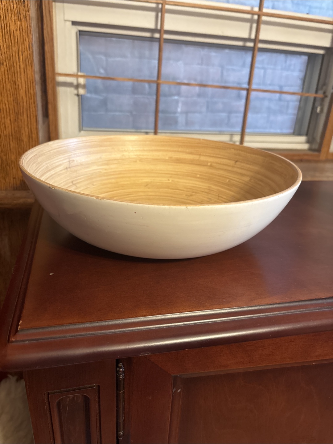 IKEA Bamboo Serving Bowl - photo 2