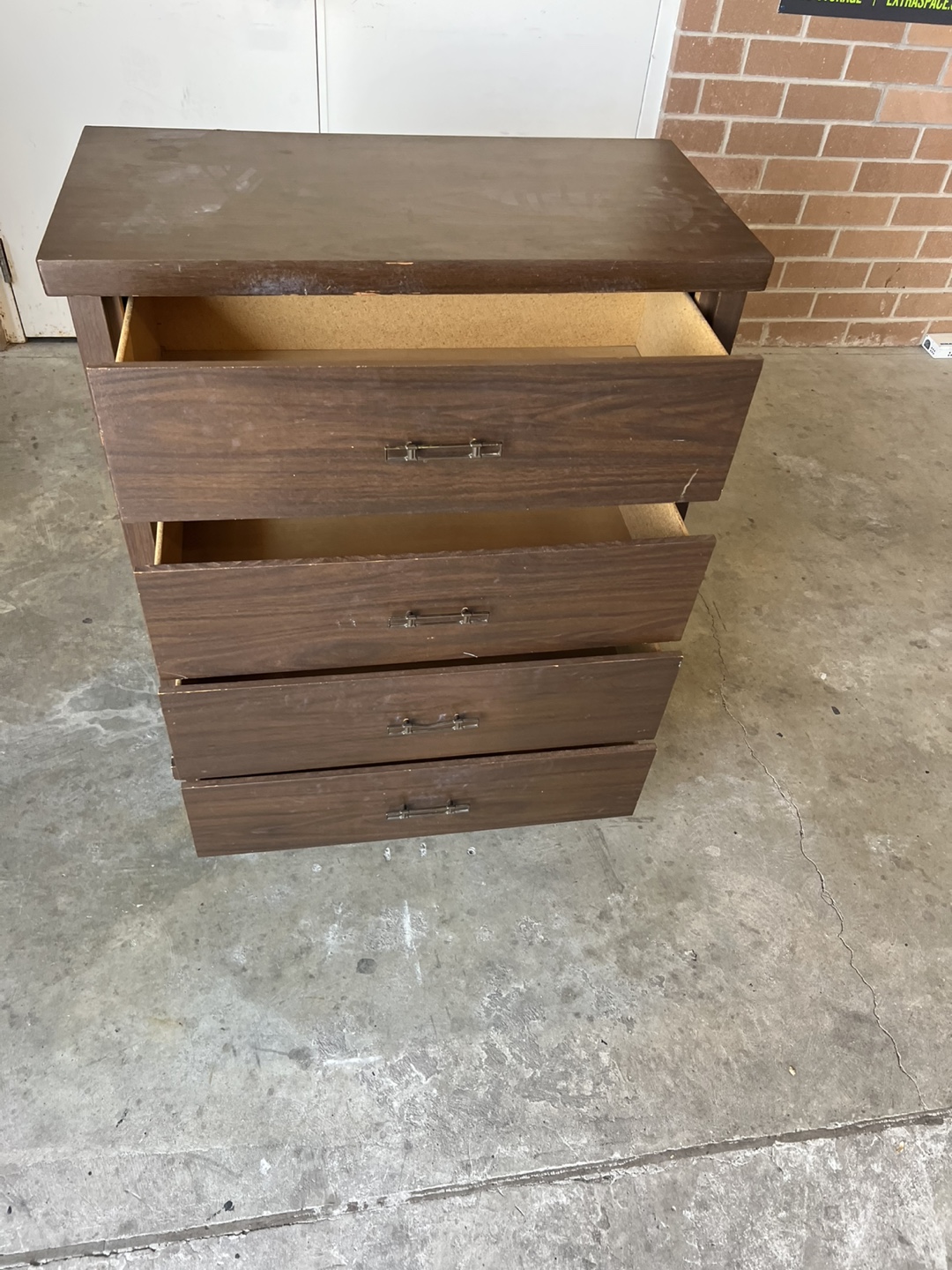 Vintage Wood Chest of Drawers - photo 5
