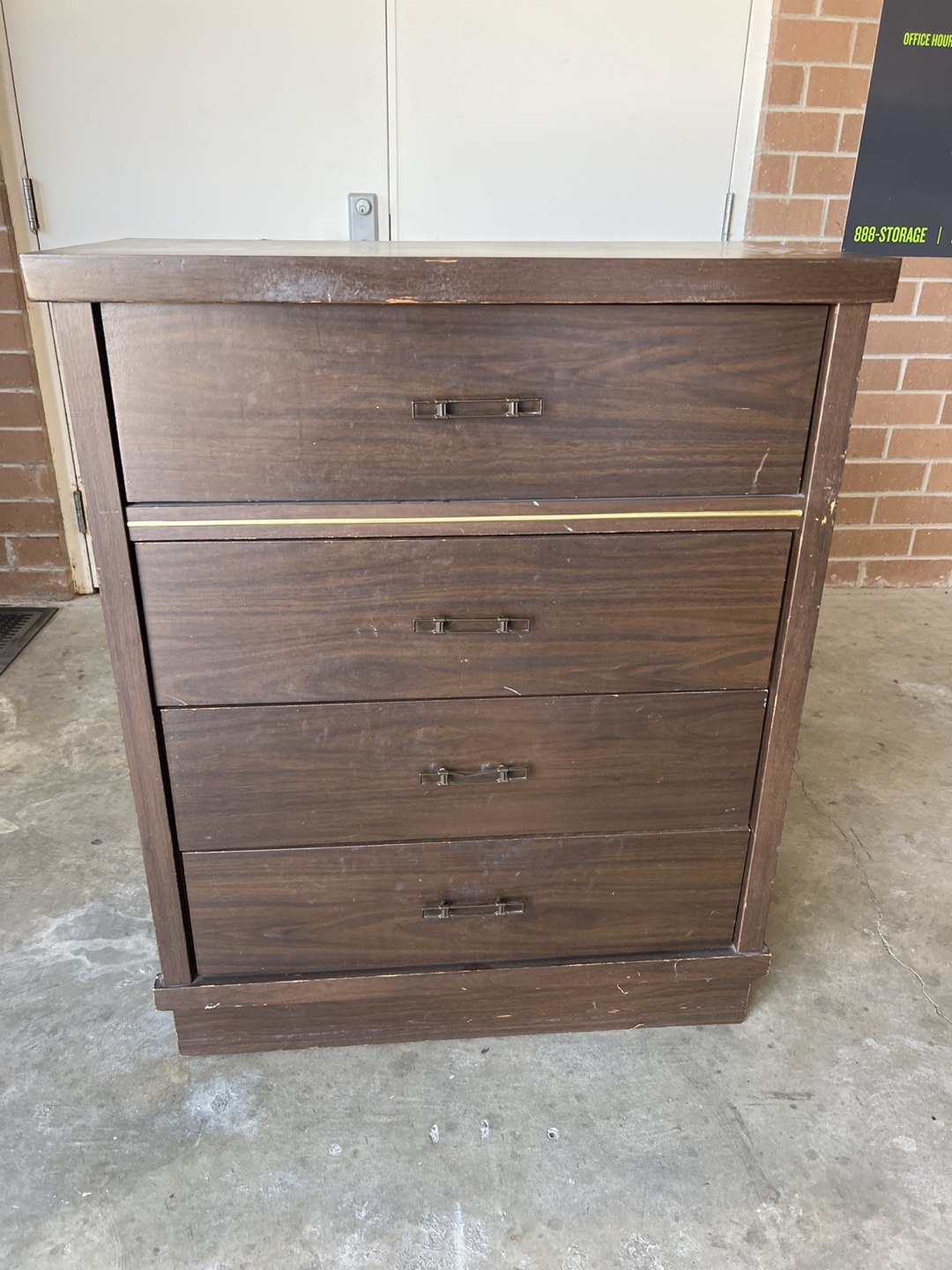 Vintage Wood Chest of Drawers - photo 3