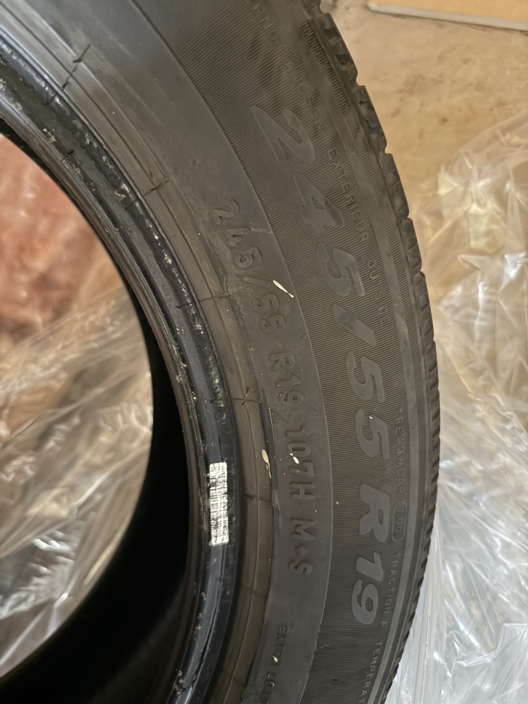 Used Pirelli Scorpion Winter Plus Tires - 245/55R19