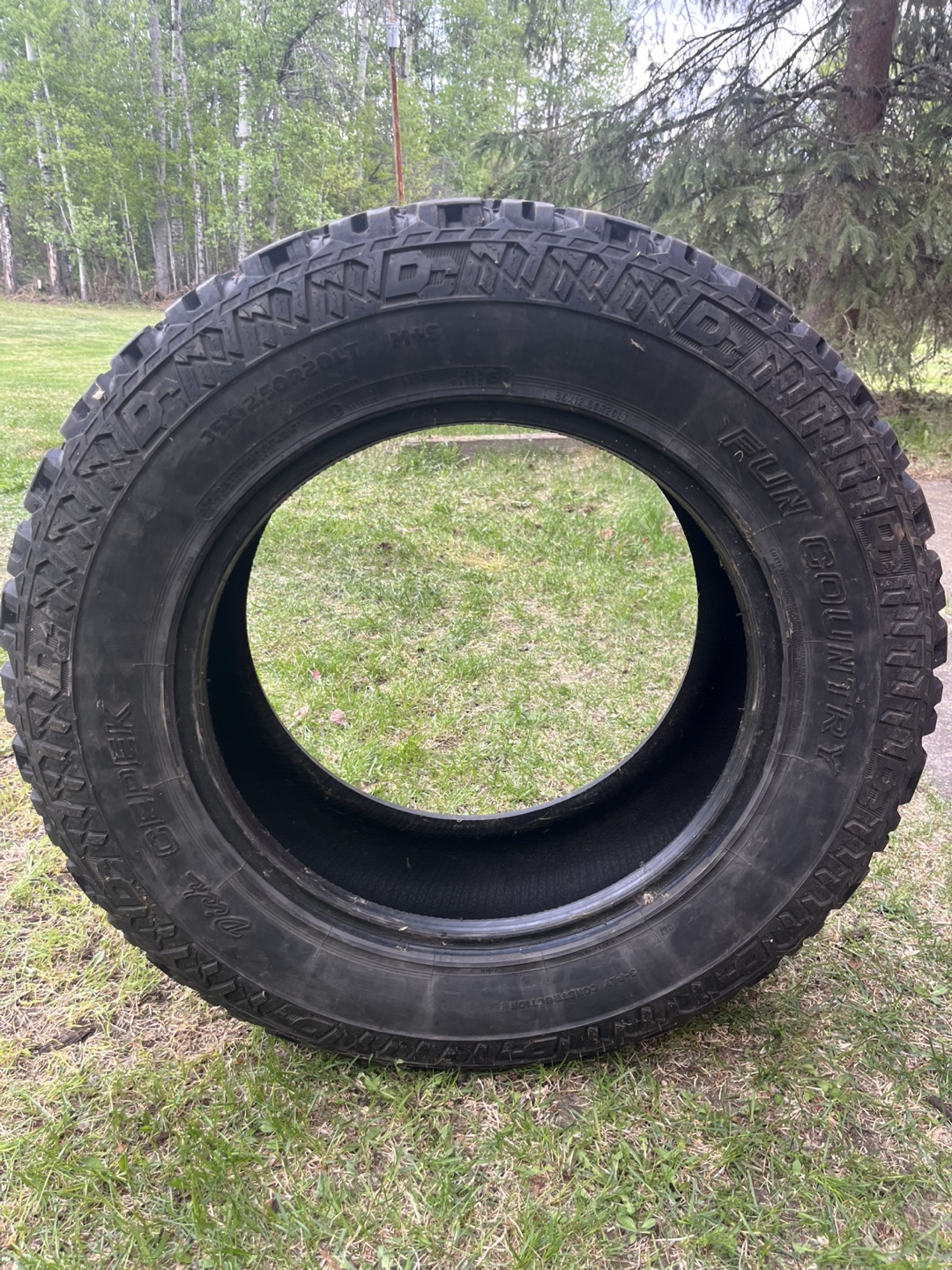 35x12.50R20LT General Grabber X3 All-Terrain Tires