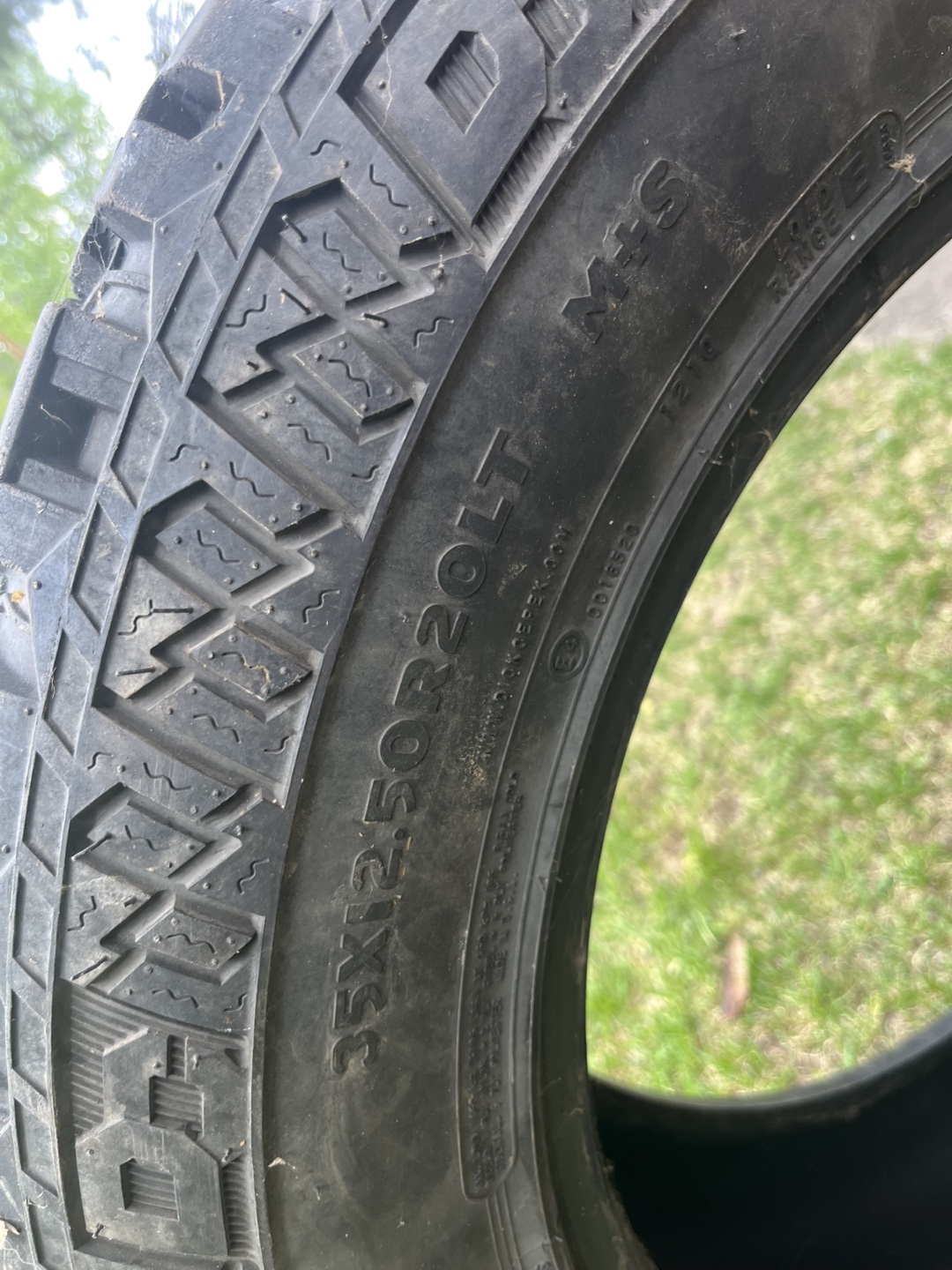 35x12.50R20LT General Grabber X3 All-Terrain Tires - photo 3