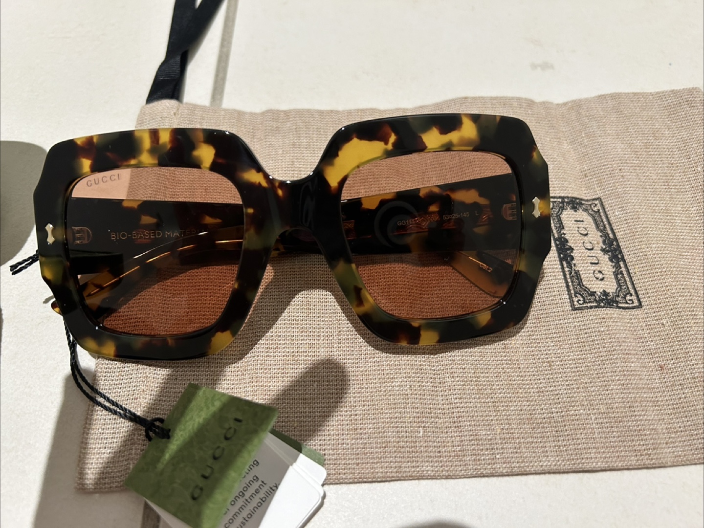 Gucci Sunglasses - Brown Tortoise Shell - photo 5