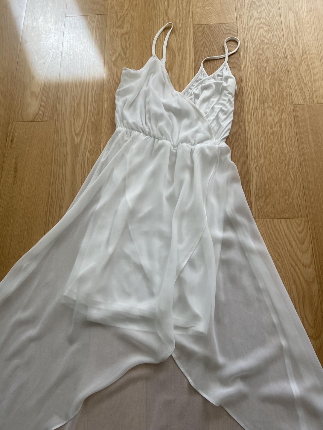 White High-Low Summer Dress - photo 5