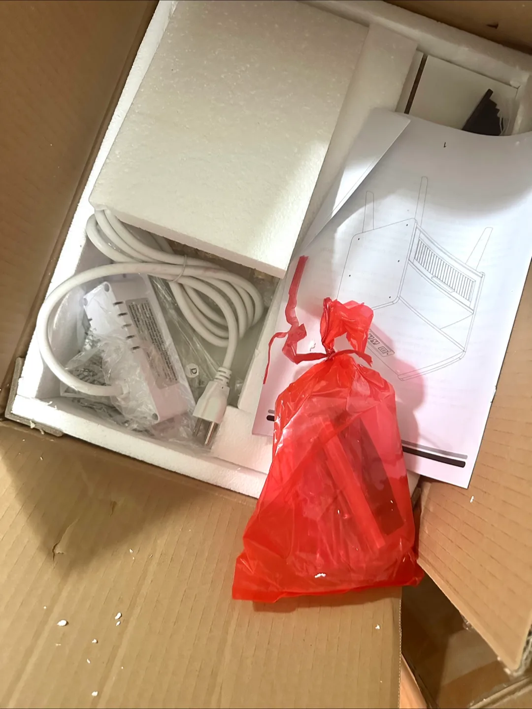 White Nightstand with Built-in Outlets and USB Ports image indicator(9)