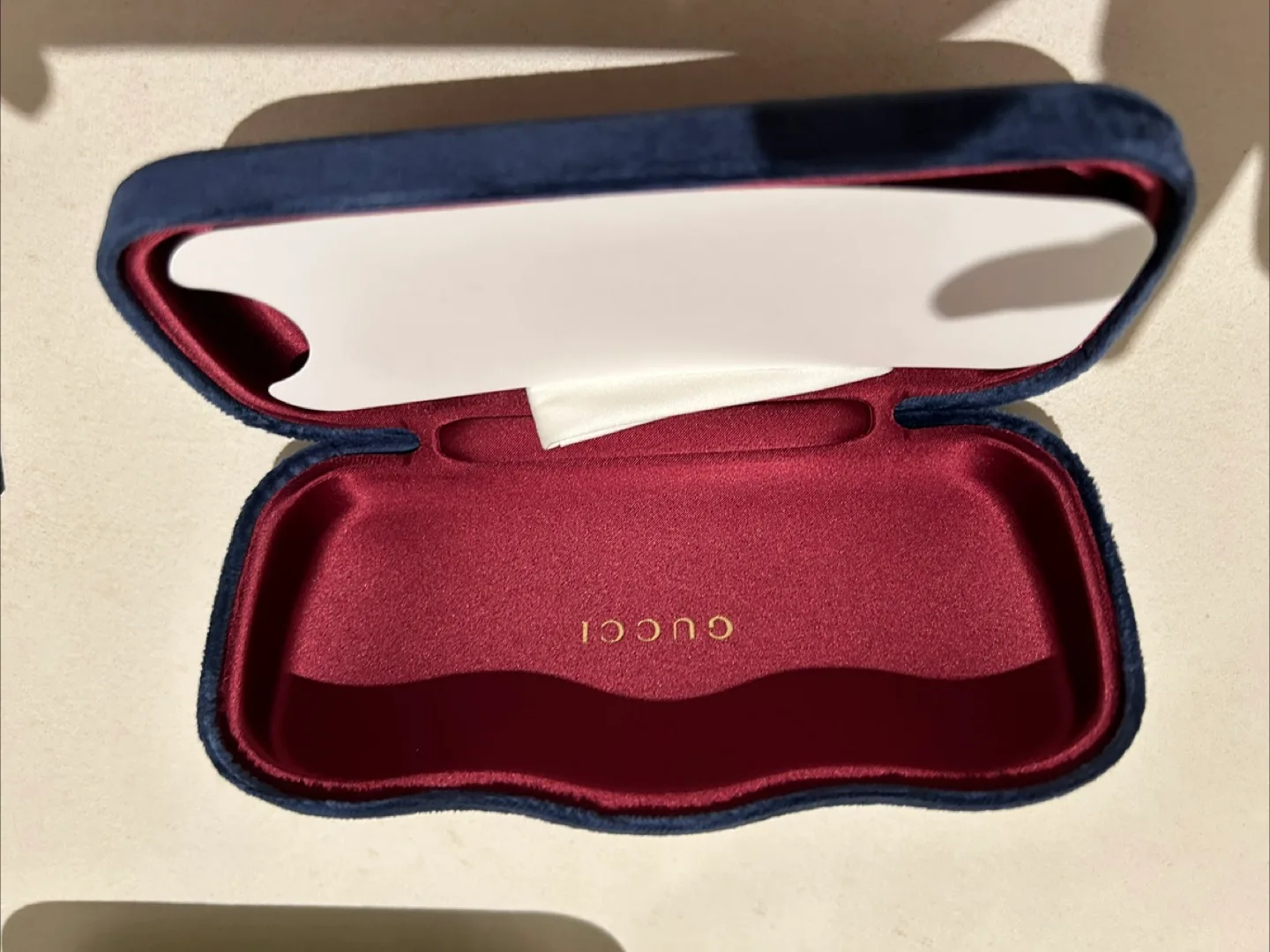 Gucci eyeglasses, black frames, crystal detail image indicator(2)