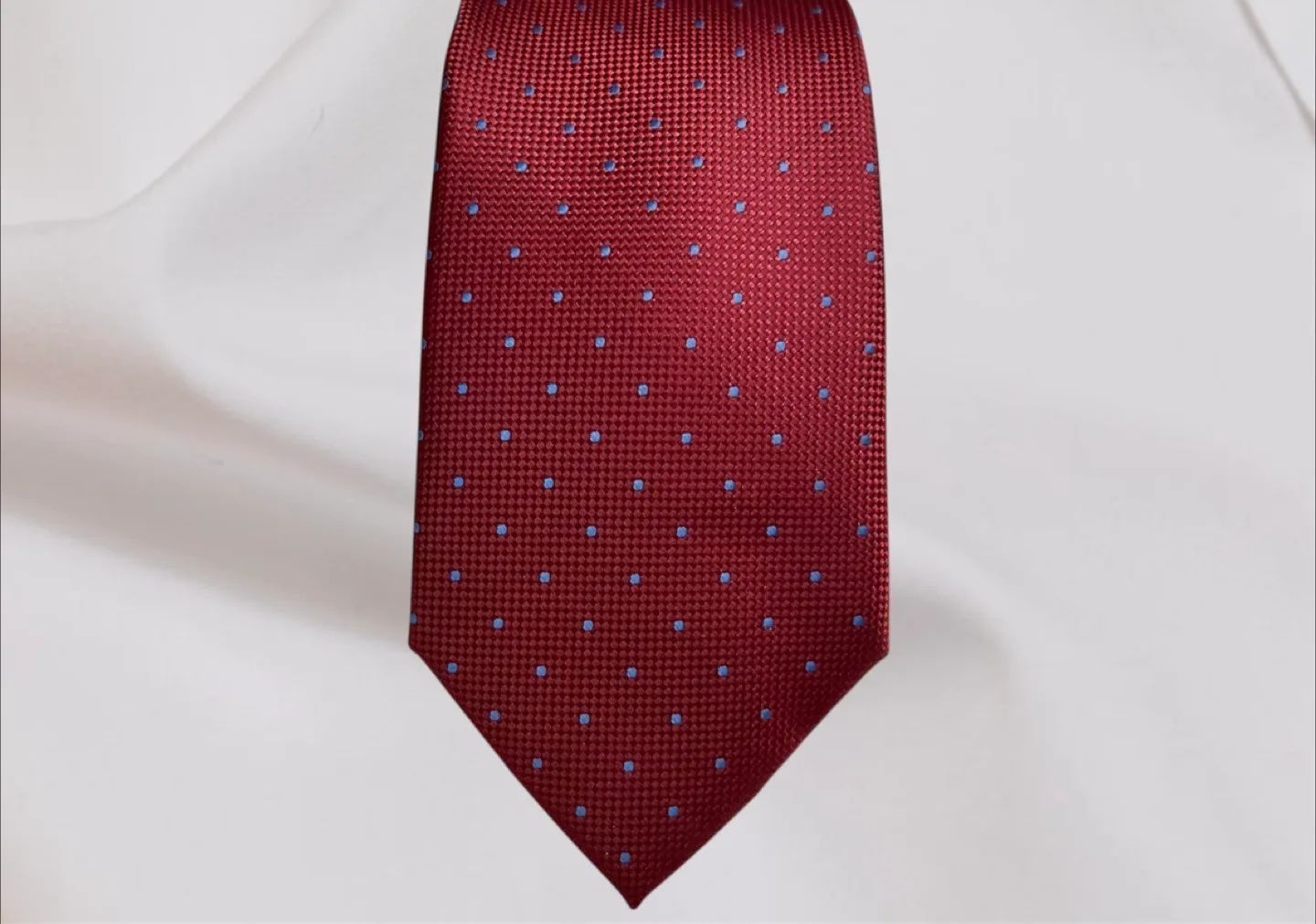Tommy Hilfiger Men's Burgundy Tie - Brand New! thumbnail
