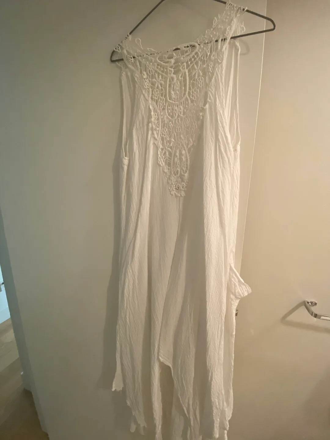 White Crochet Detail Summer Dress thumbnail