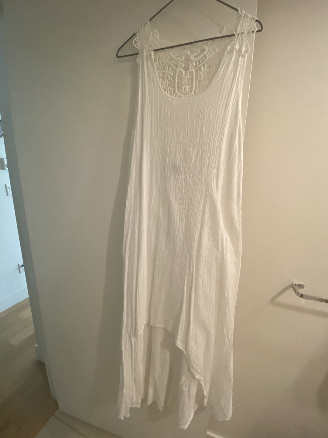 White Crochet Detail Summer Dress - photo 2
