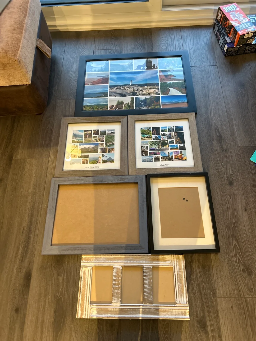 Six Picture Frames - Various Sizes and Styles thumbnail