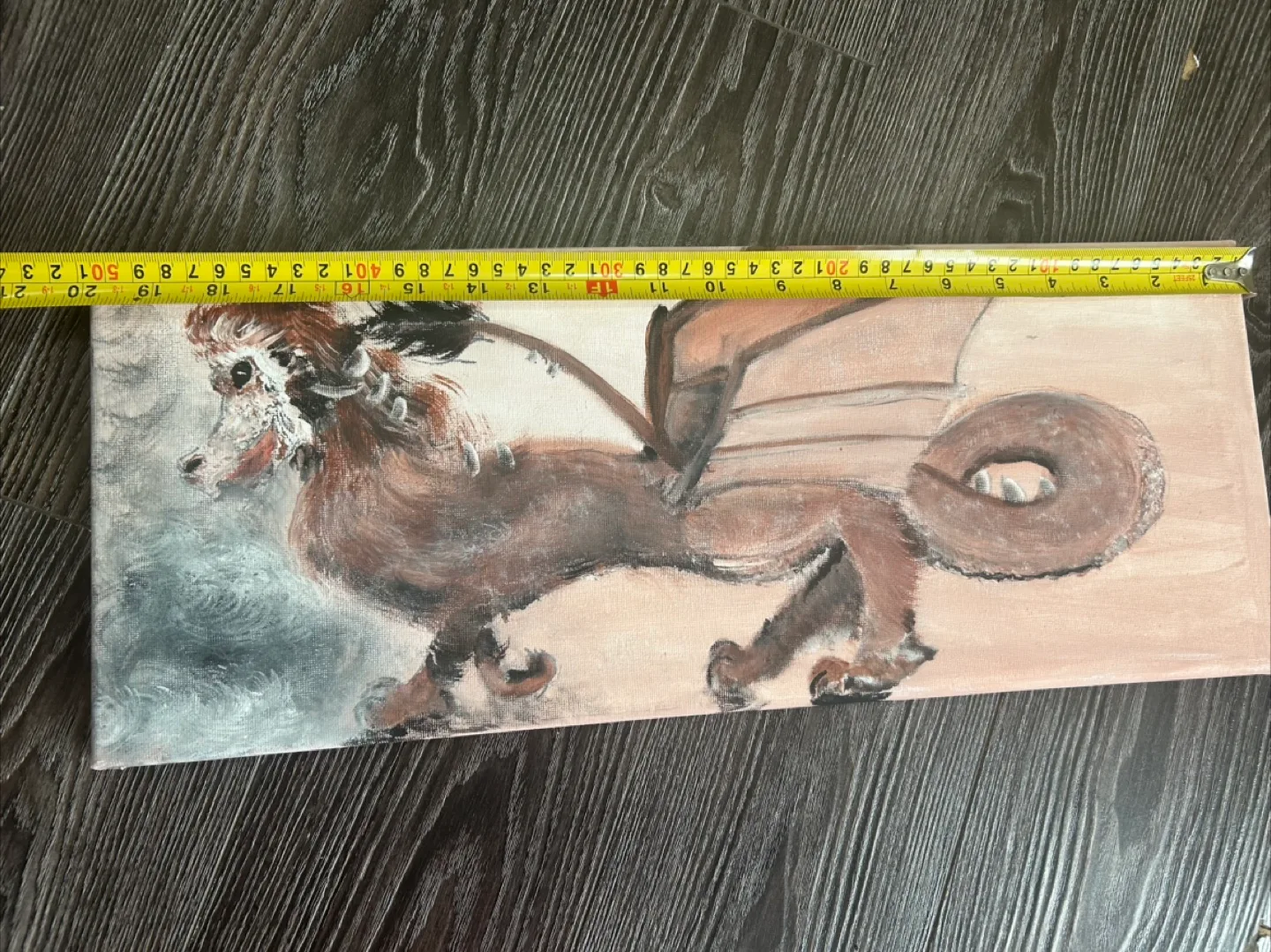 Chiroserpan the dragon original acrylic painting image indicator(3)