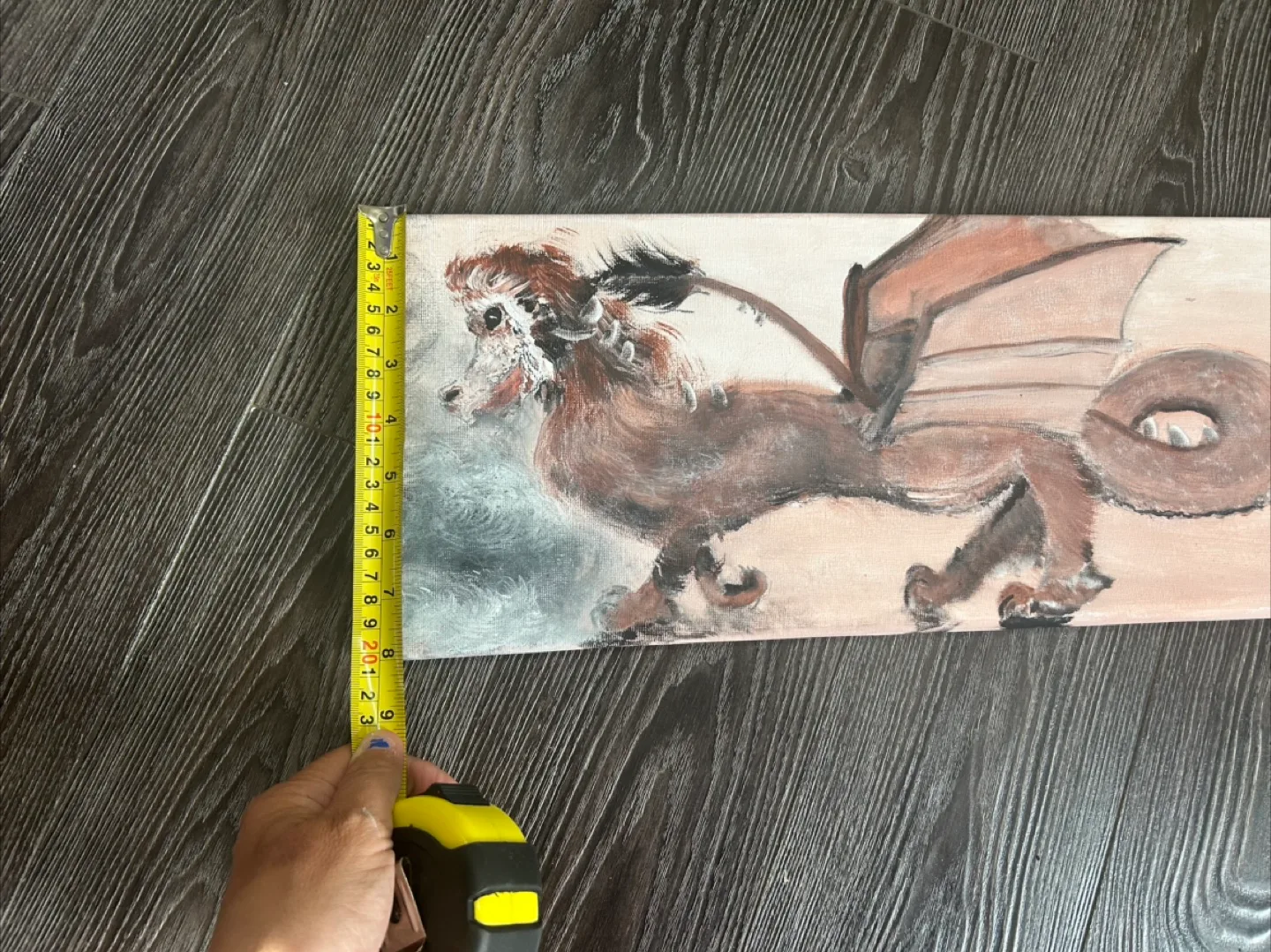 Chiroserpan the dragon original acrylic painting image indicator(4)