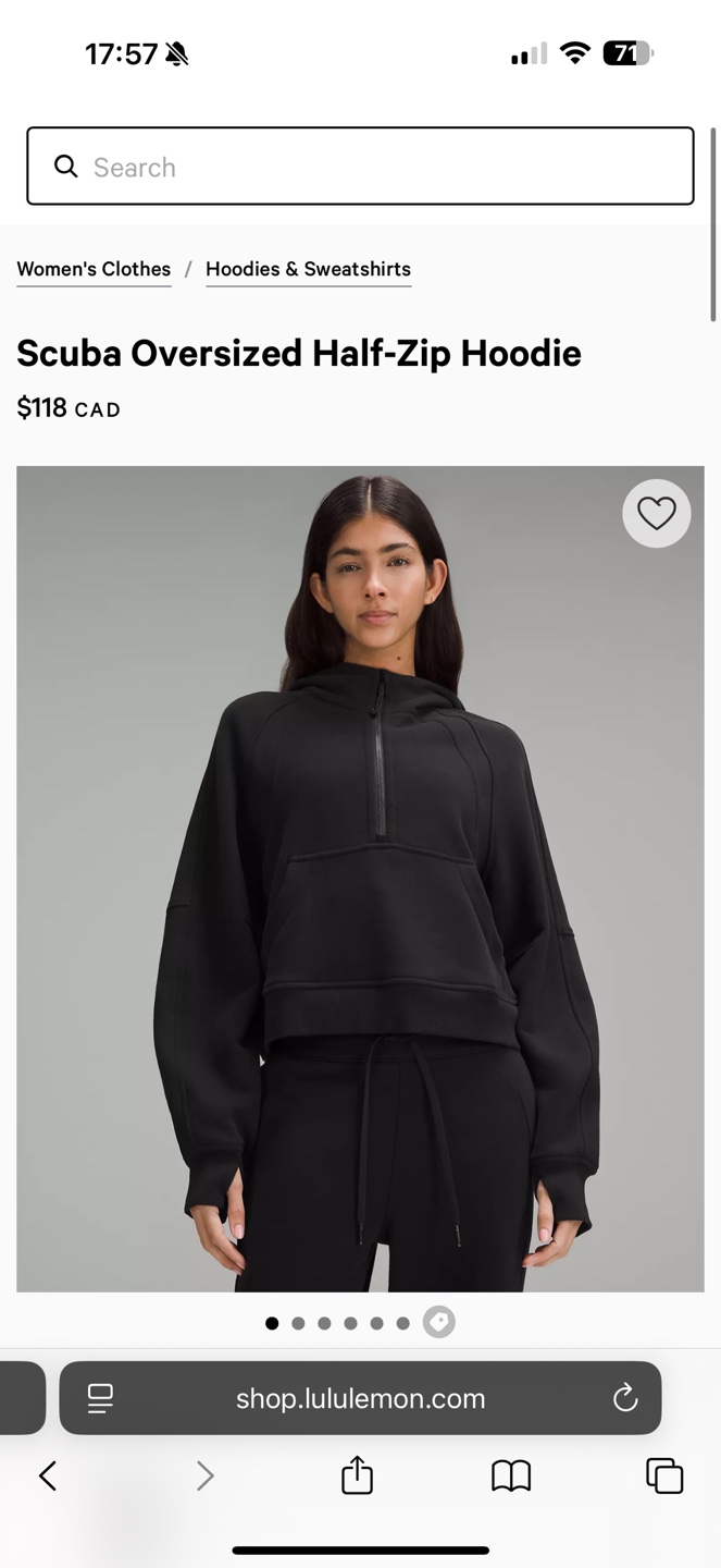 Lululemon Scuba Oversized Half-Zip Hoodie