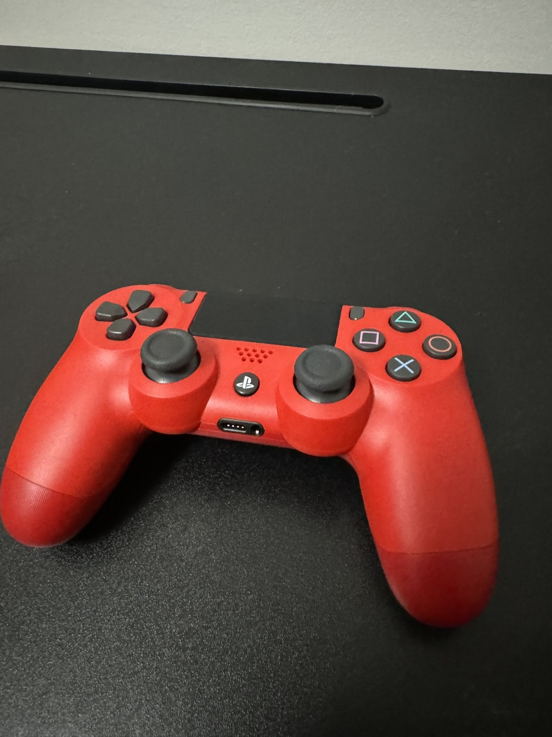 Red PlayStation 4 Controller