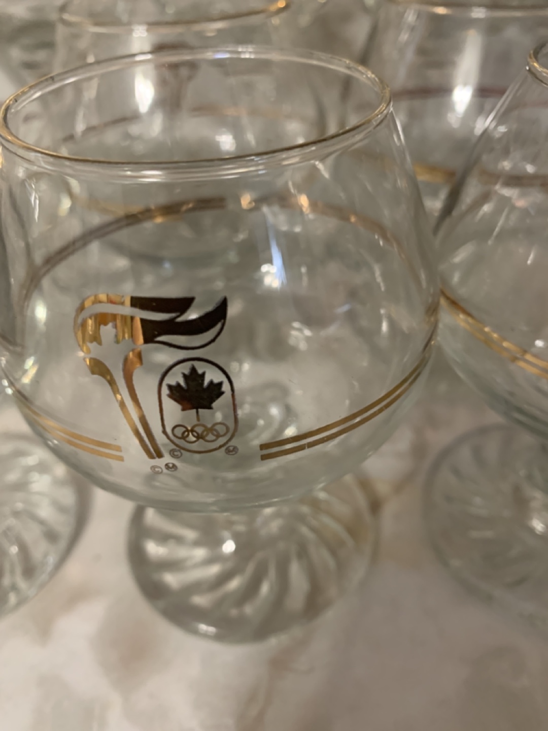 Vintage 1988 Calgary Olympics Glasses
