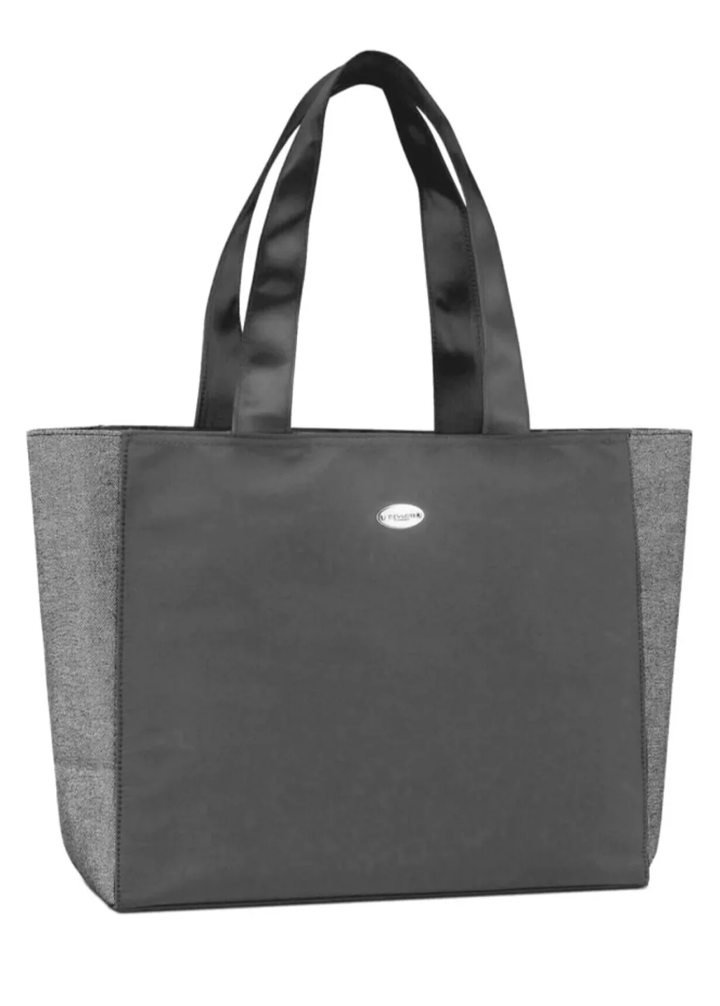 Coach Fragrance Black and Silver Tote Bag image indicator(4)