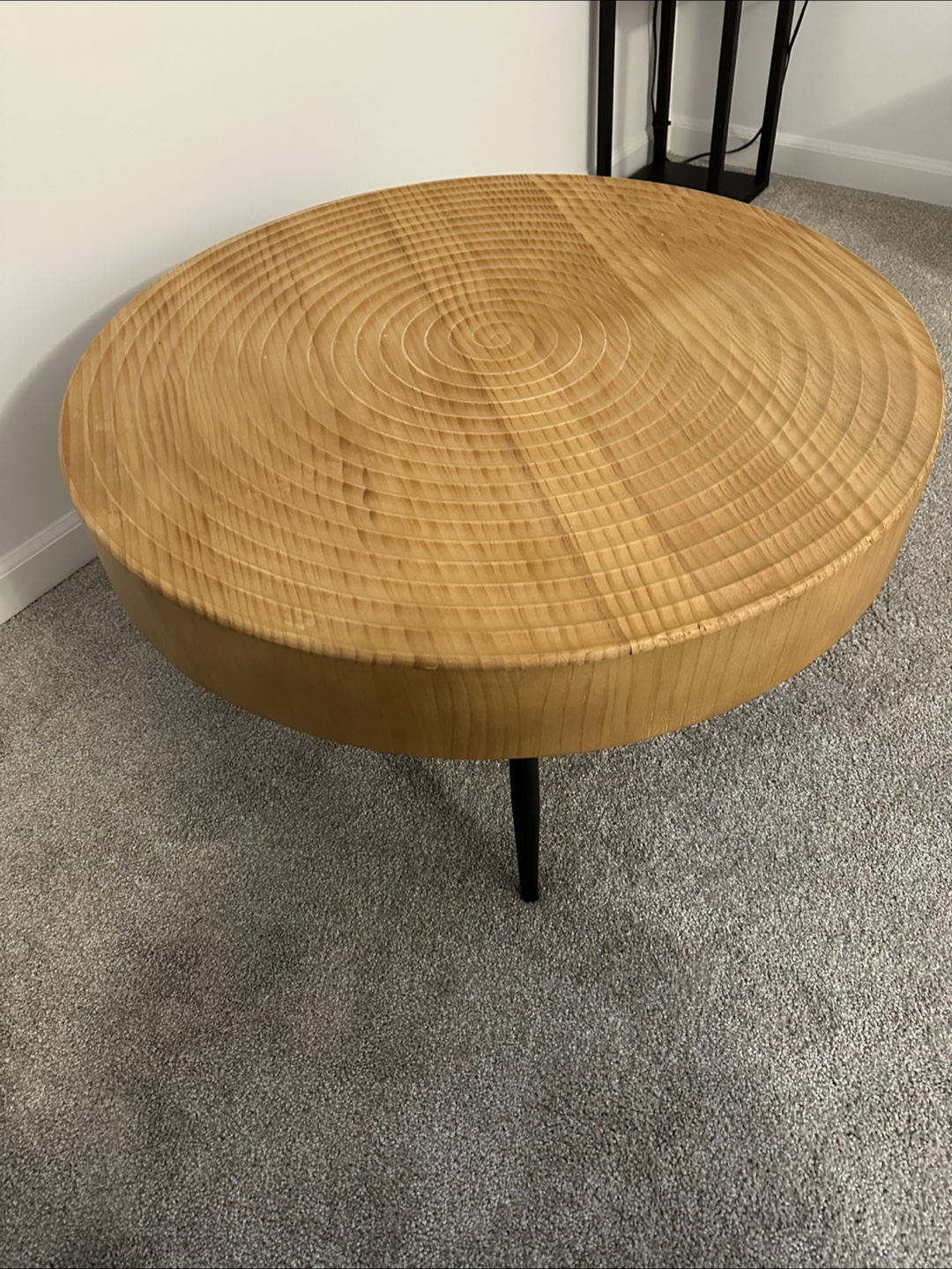 Round Wood Coffee Table