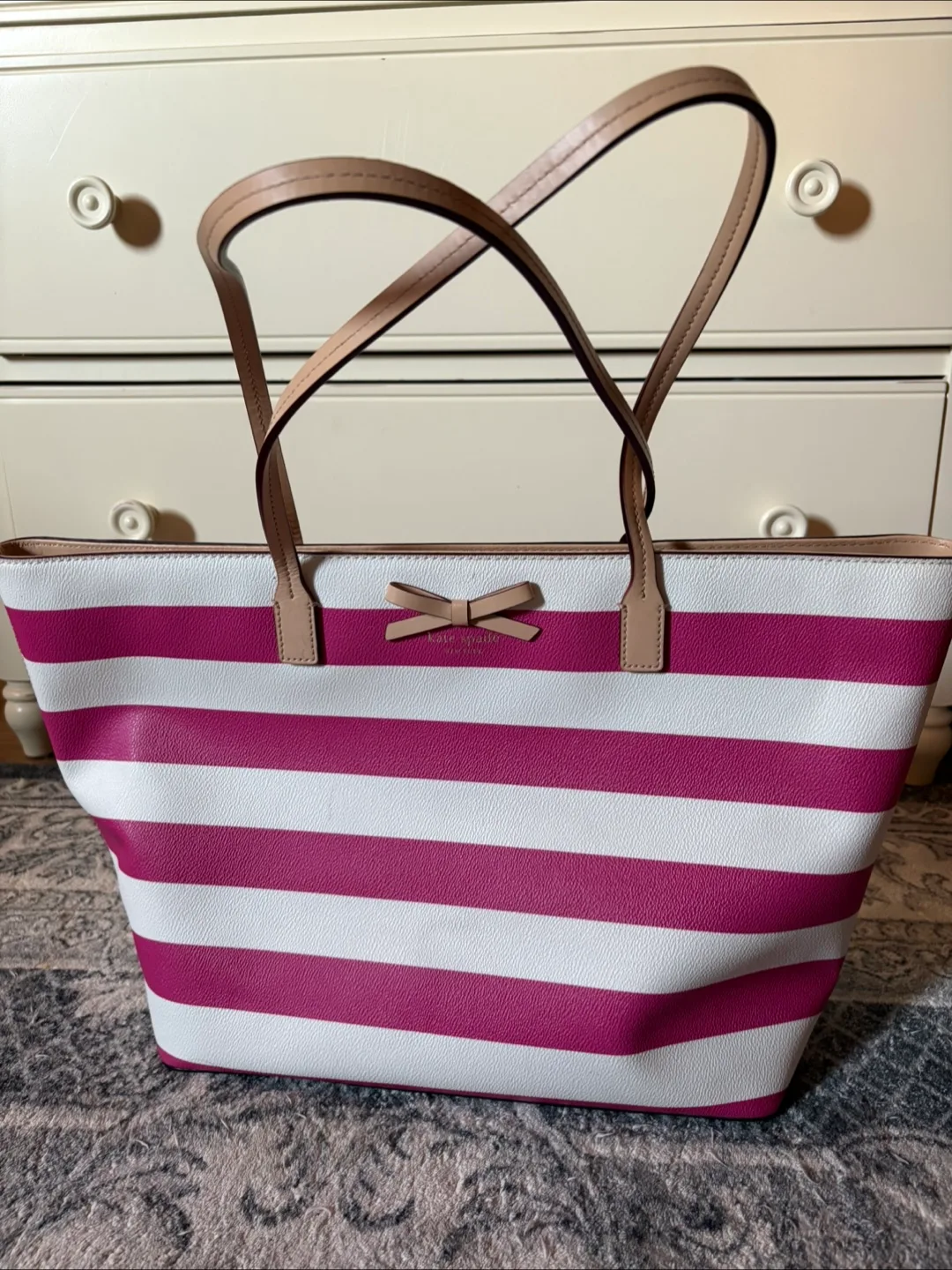 Kate Spade New York Striped Tote Bag thumbnail