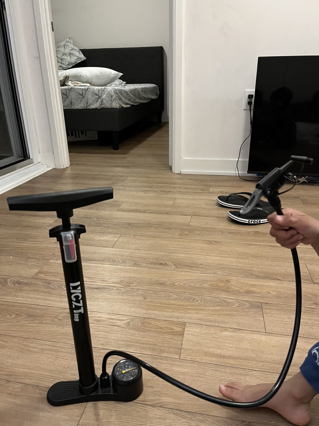 Bicycle Floor Pump with Gauge - photo 2