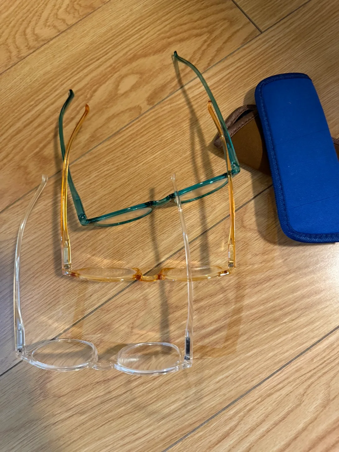 Three pairs of reading glasses +1.25🏒$15 for all three image indicator(2)