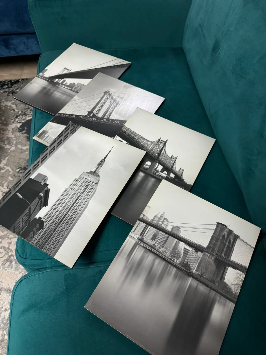 New York City Skyline Photo Prints - Set of 5 thumbnail