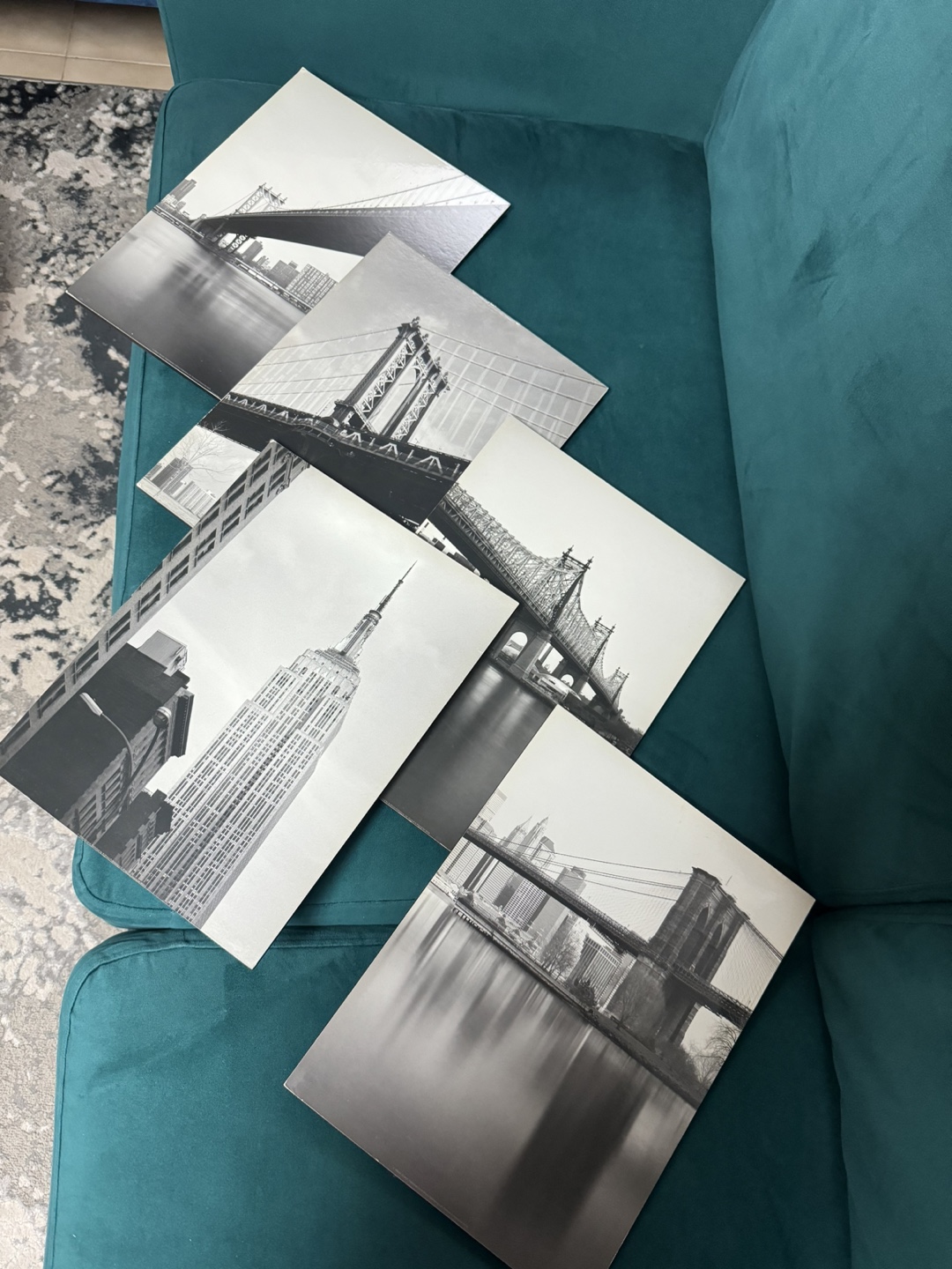 New York City Skyline Photo Prints - Set of 5 - photo 3