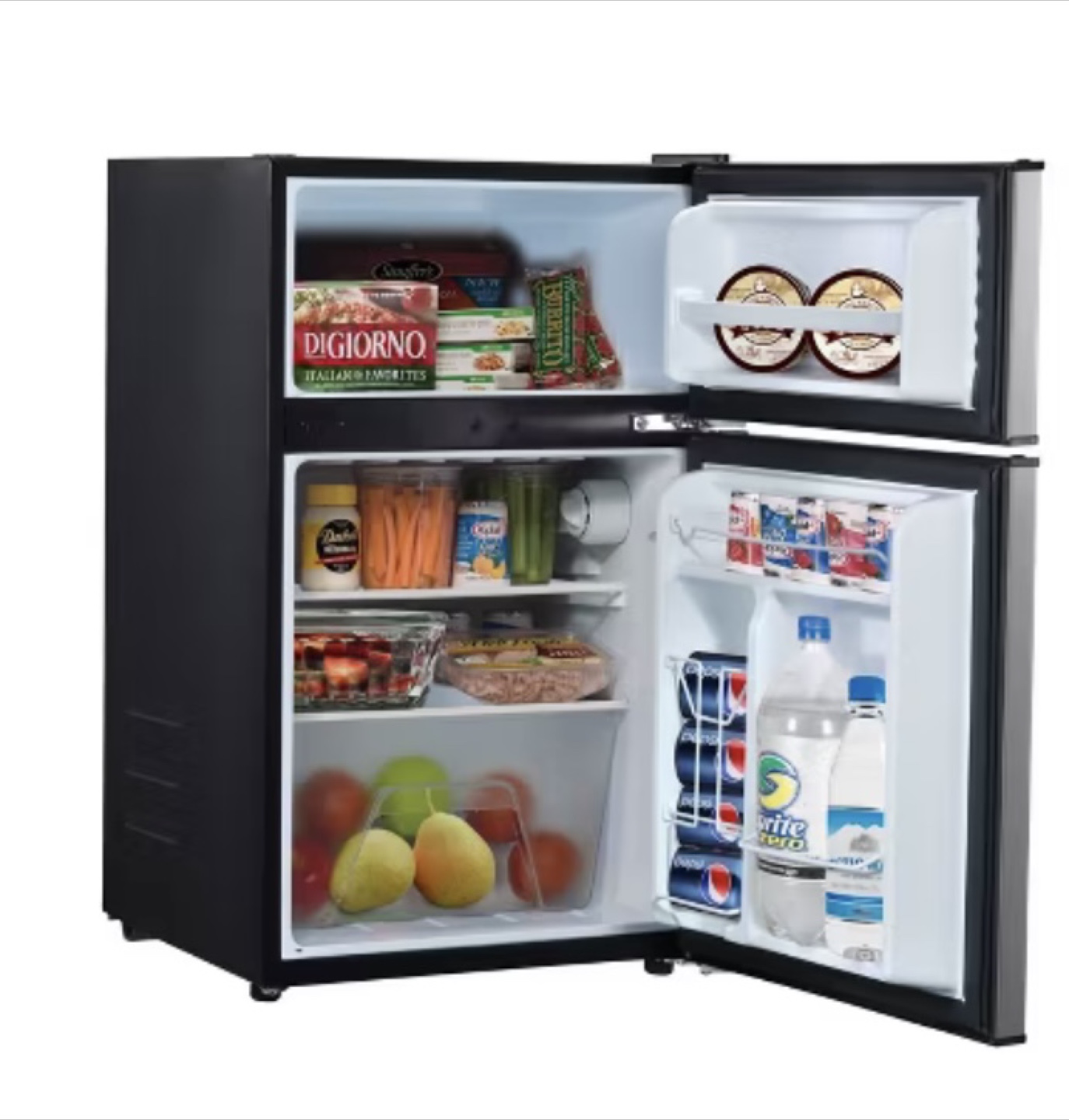 Whirlpool 3.1 cubic ft. Mini Fridge - Stainless Steel - photo 5