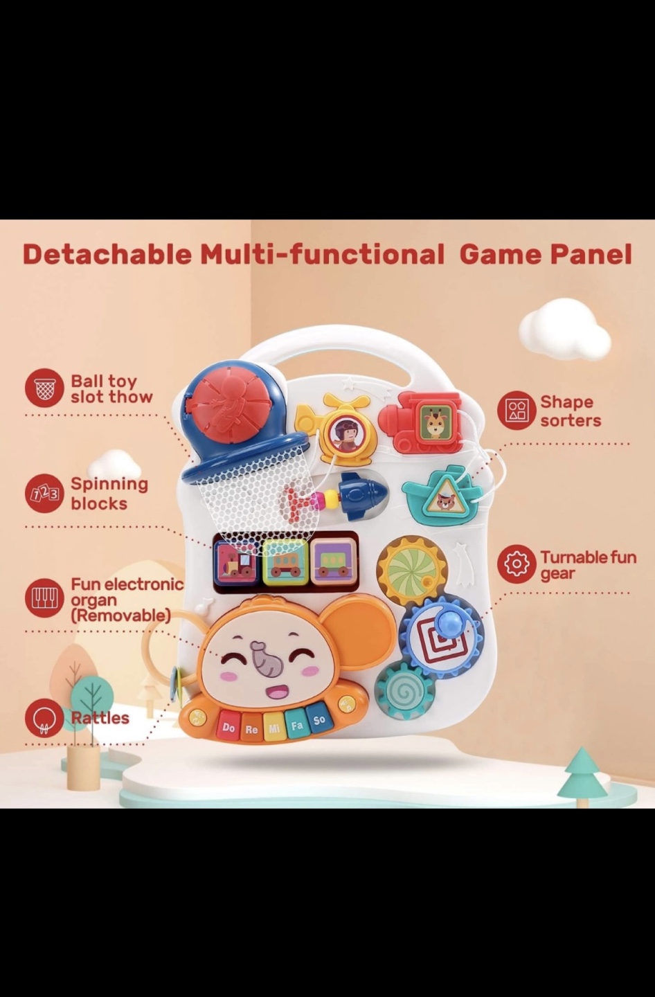Multifunctional Baby Walker and Activity Table - photo 5