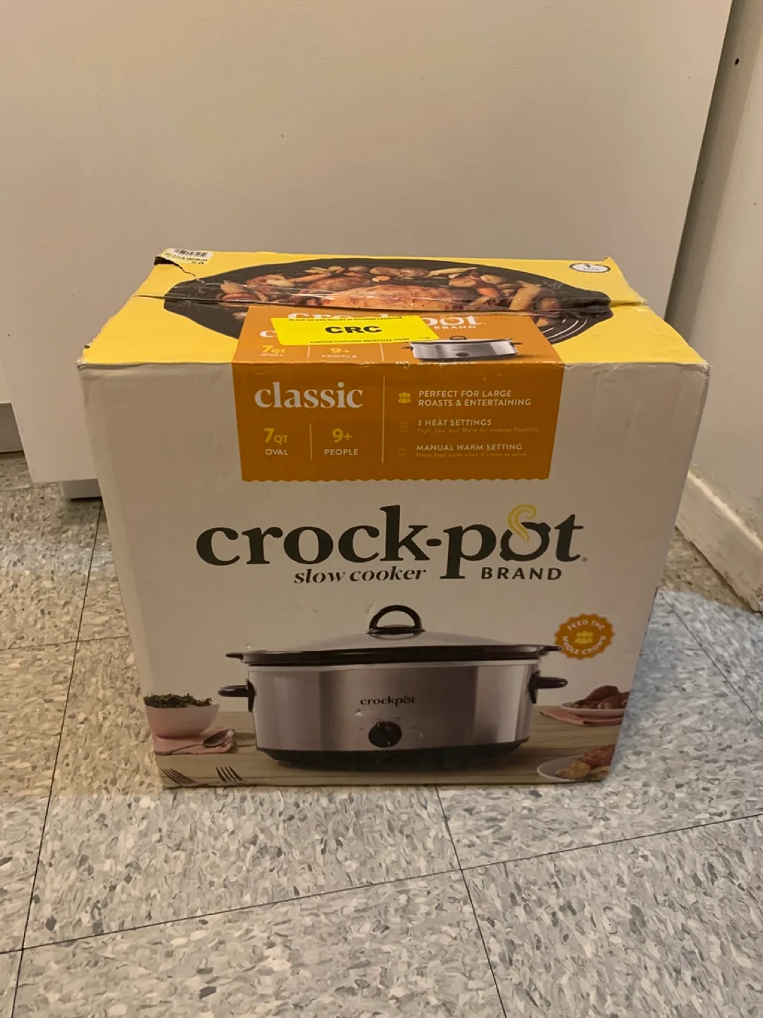Crock-Pot 7-Quart Classic Slow Cooker - Black thumbnail