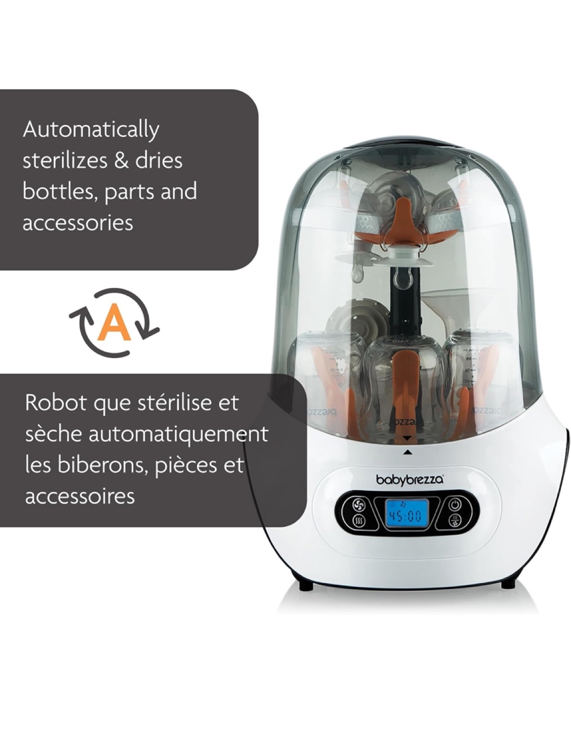 Baby Brezza One-Step Baby Bottle Sterilizer and Dryer - photo 2