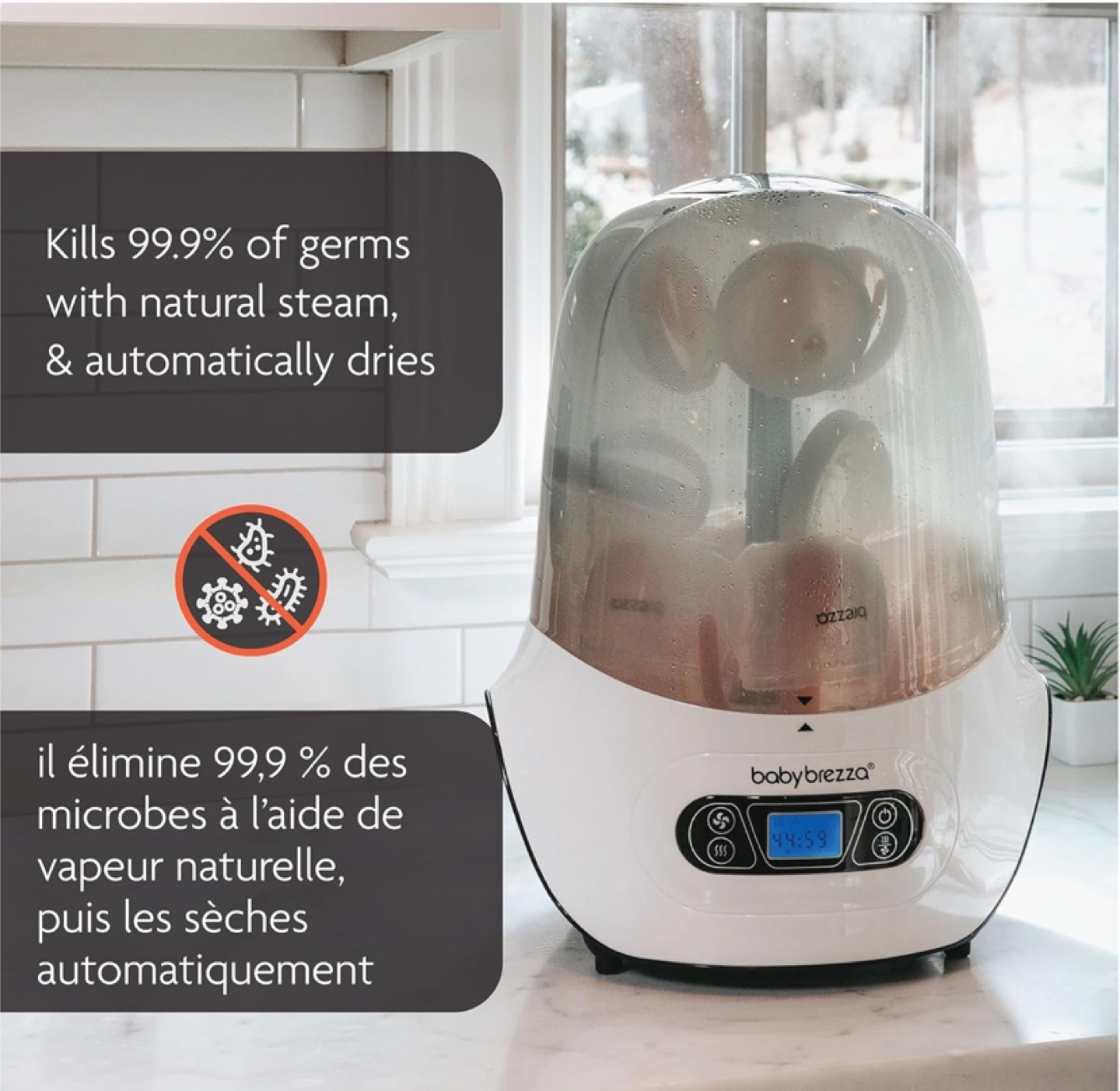Baby Brezza One-Step Baby Bottle Sterilizer and Dryer - photo 3