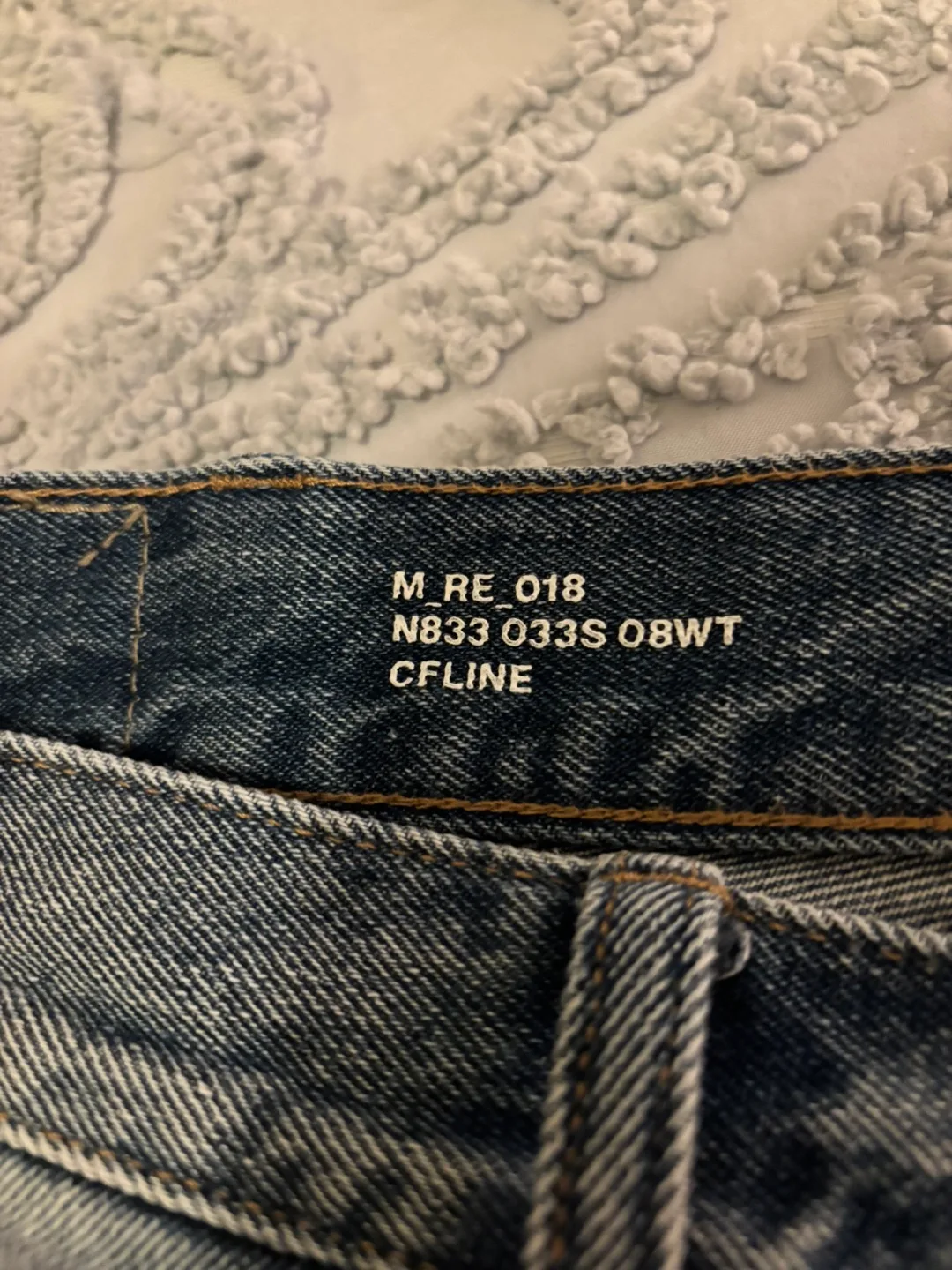 Celine Homme Wesley Straight-Leg Distressed Jeans image indicator(6)