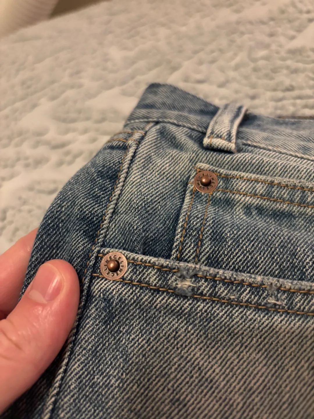 Celine Homme Wesley Straight-Leg Distressed Jeans image indicator(10)