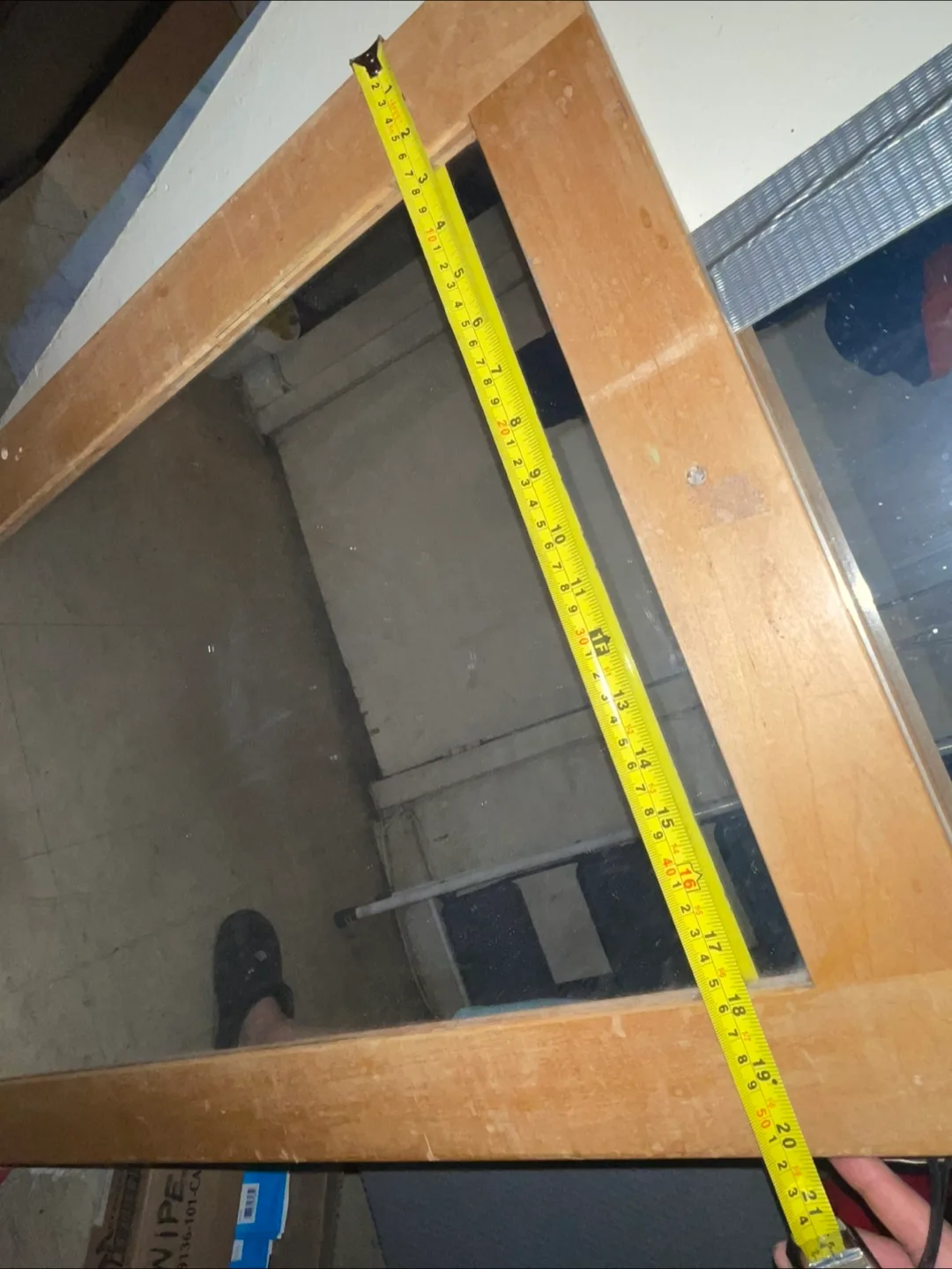 Wooden Framed Mirror 🏒 image indicator(3)