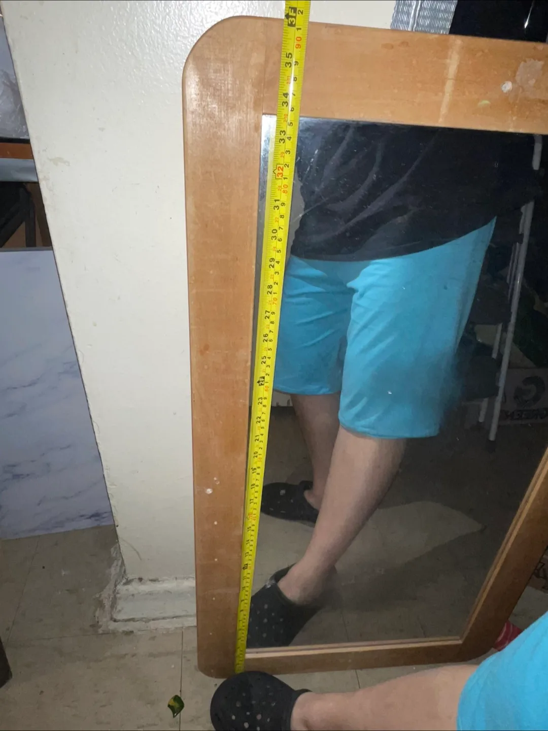 Wooden Framed Mirror 🏒 image indicator(2)